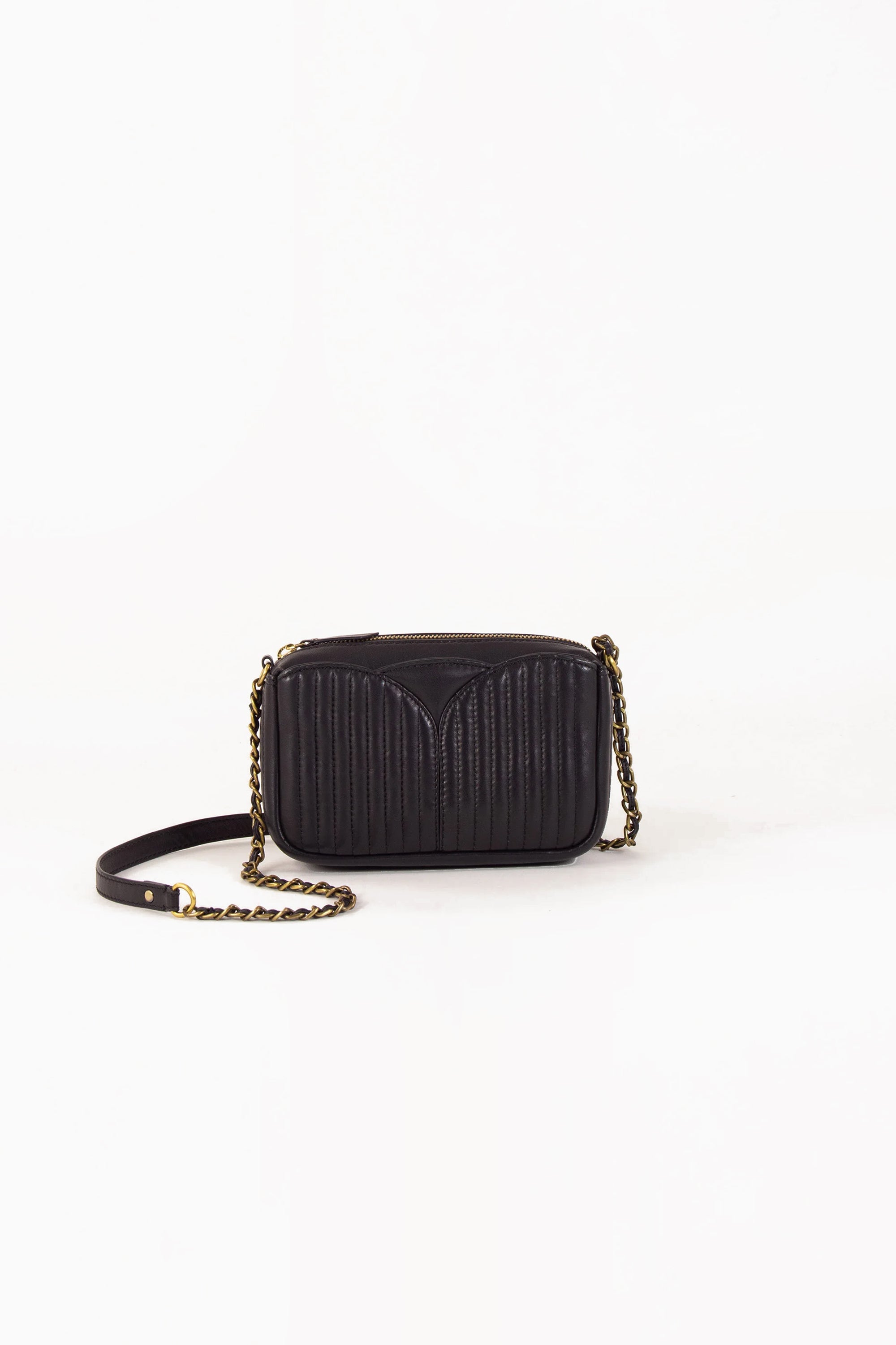 Divinou Leather Bag - Black