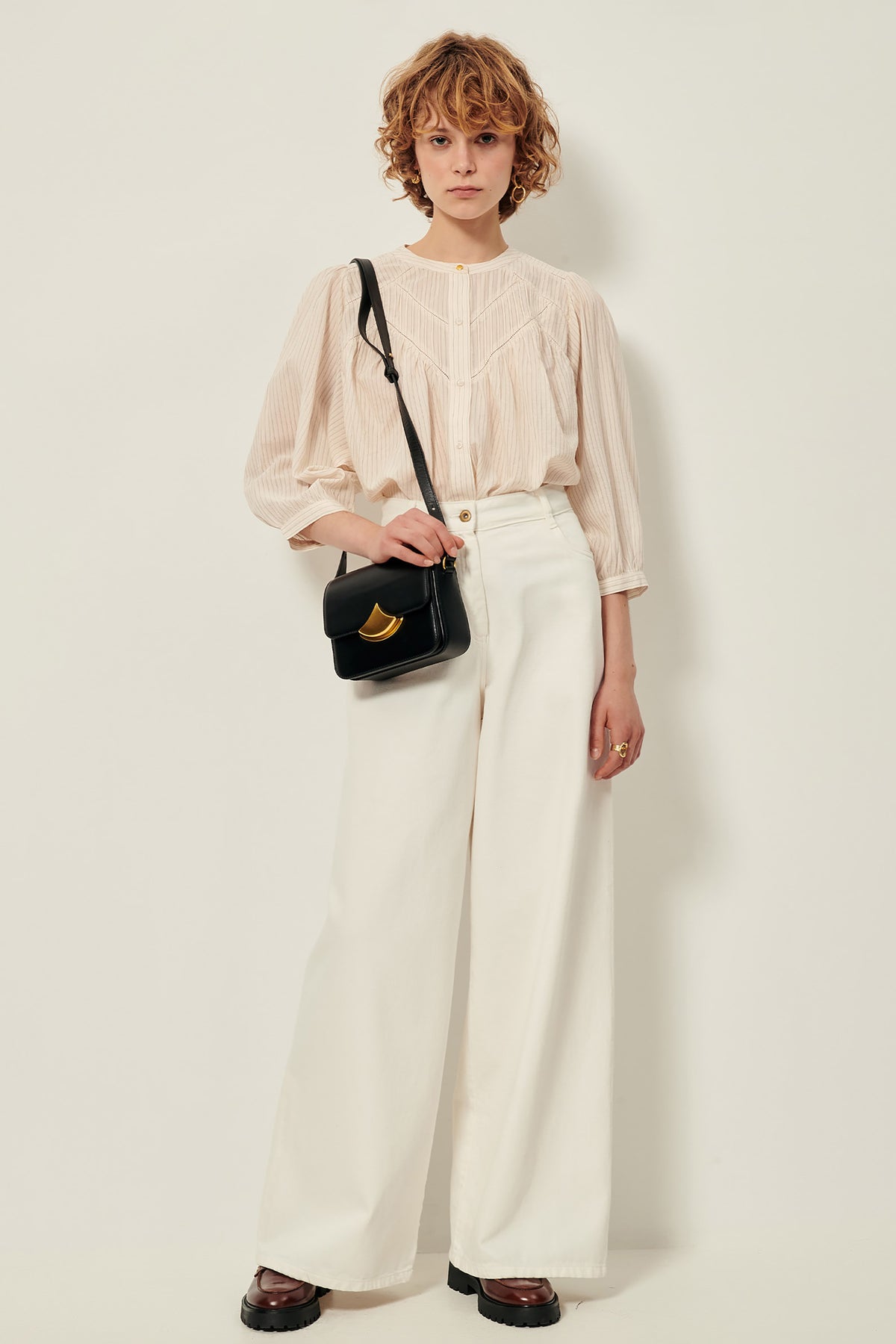 Savi Blouse - Sandblack