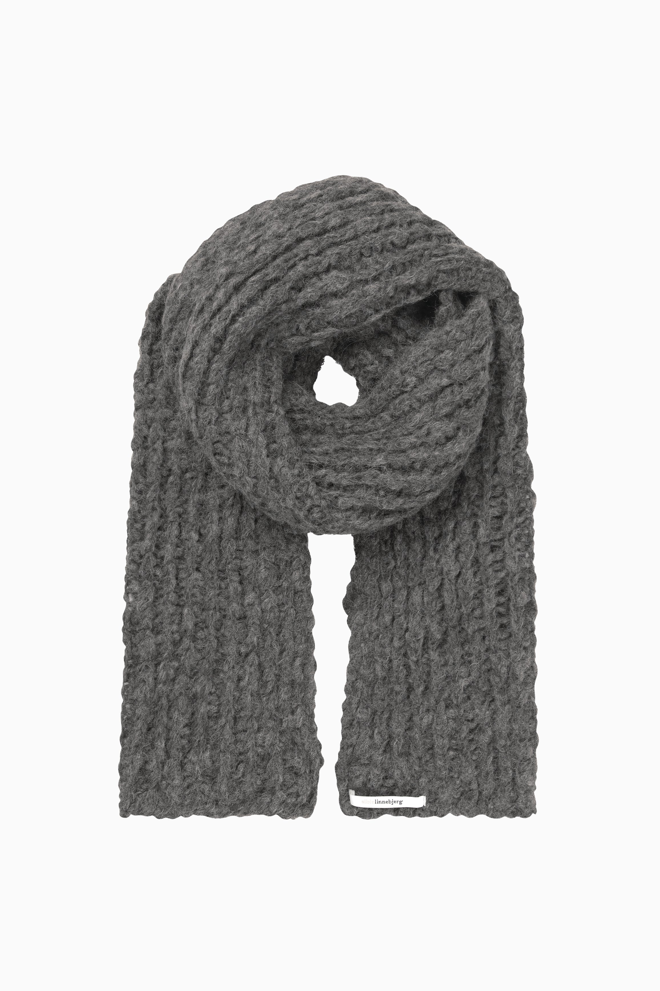 Beatriz Scarf - Dark Melange Grey - RUM Amsterdam