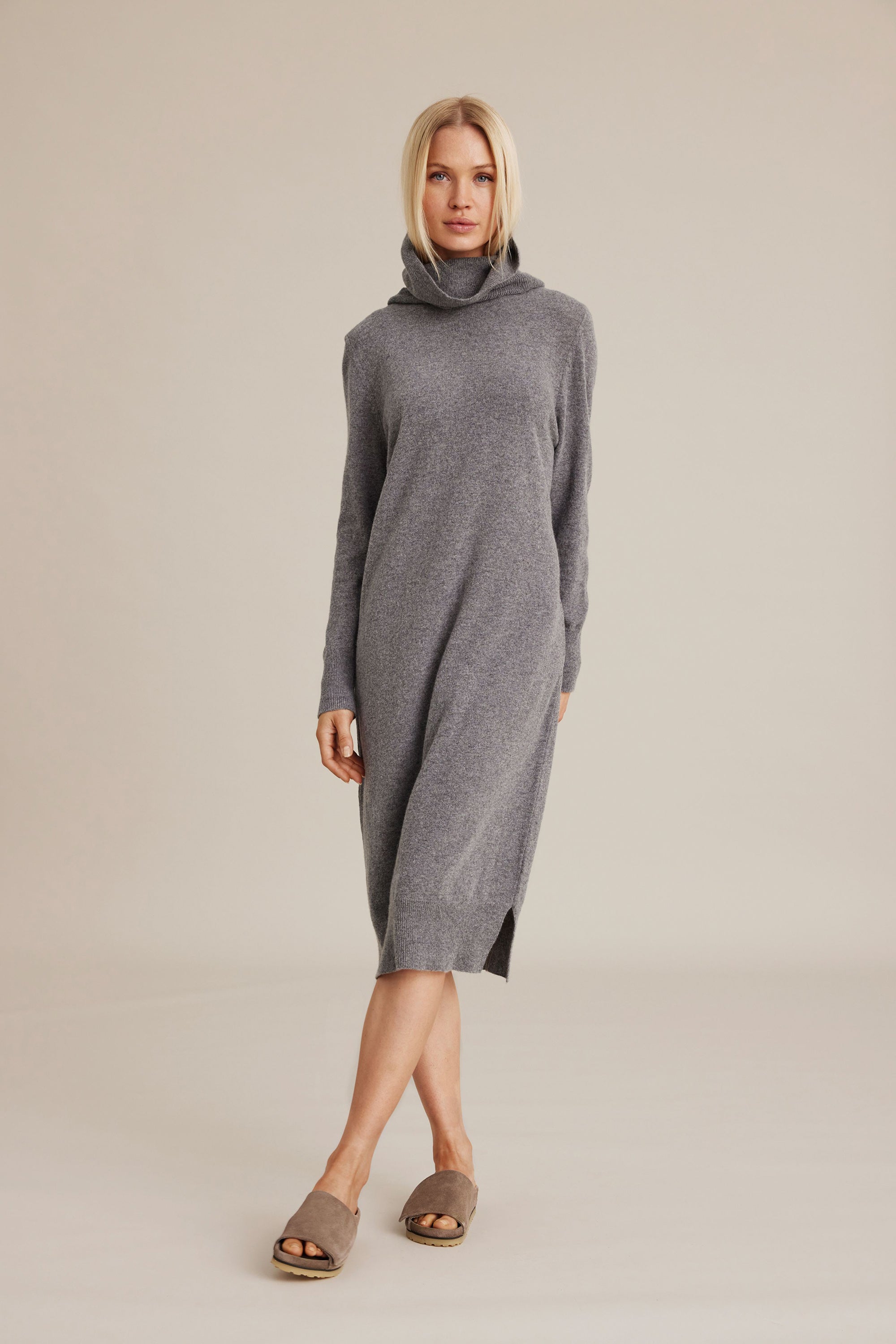 Agate Dress - Dark Melange Grey - RUM Amsterdam