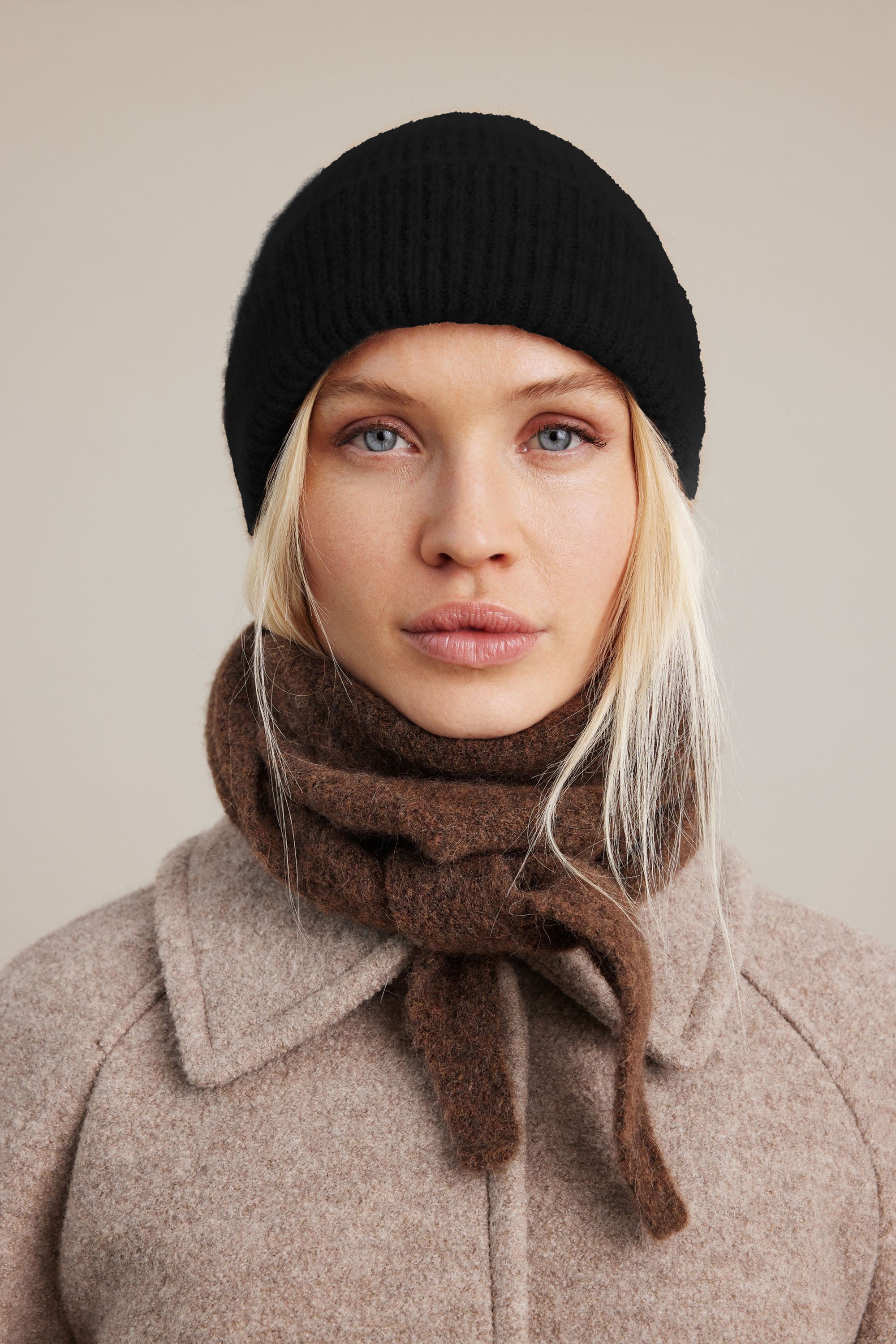 Fleur Beanie - Black - RUM Amsterdam