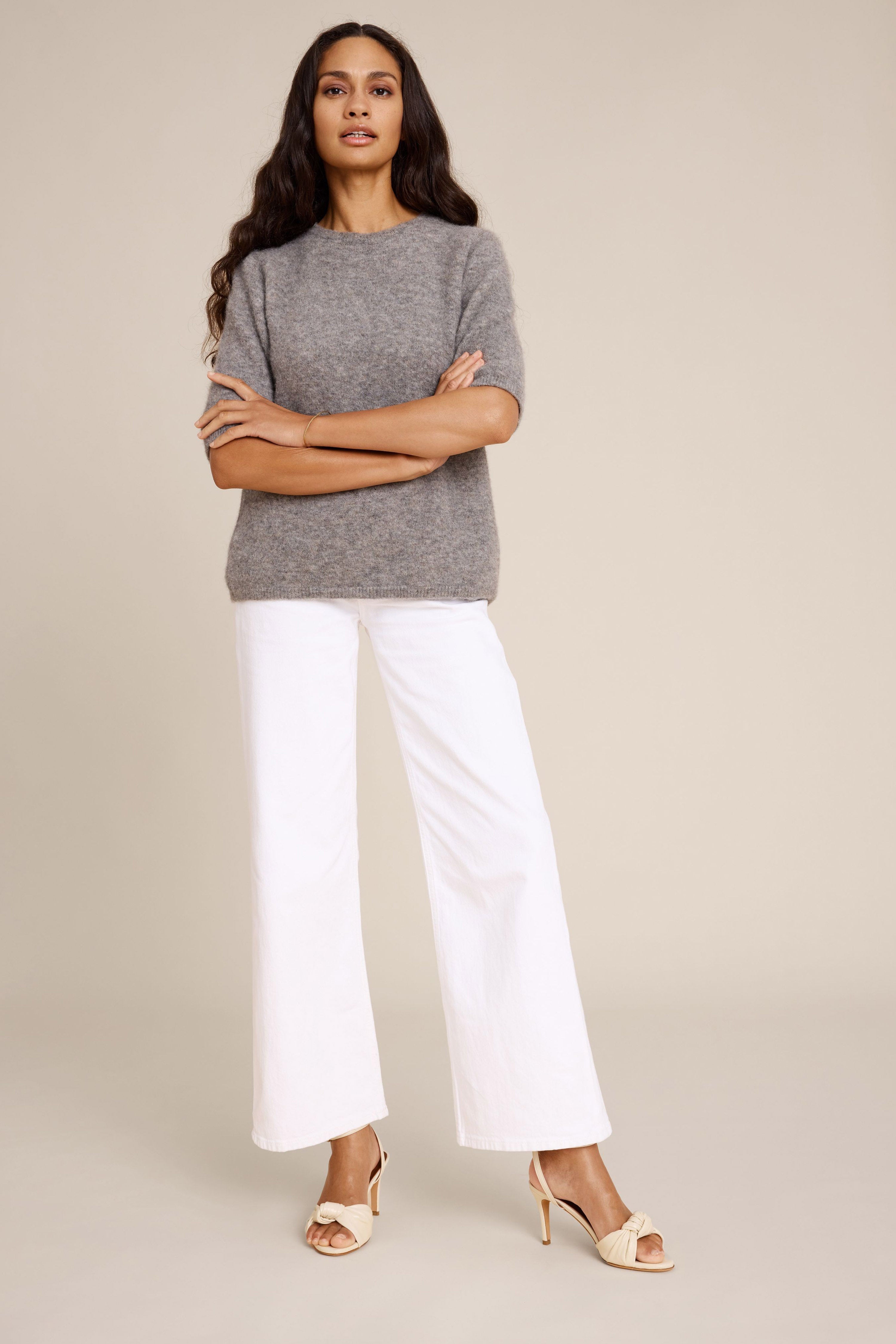 Massa T-Shirt - Dark Melange Grey