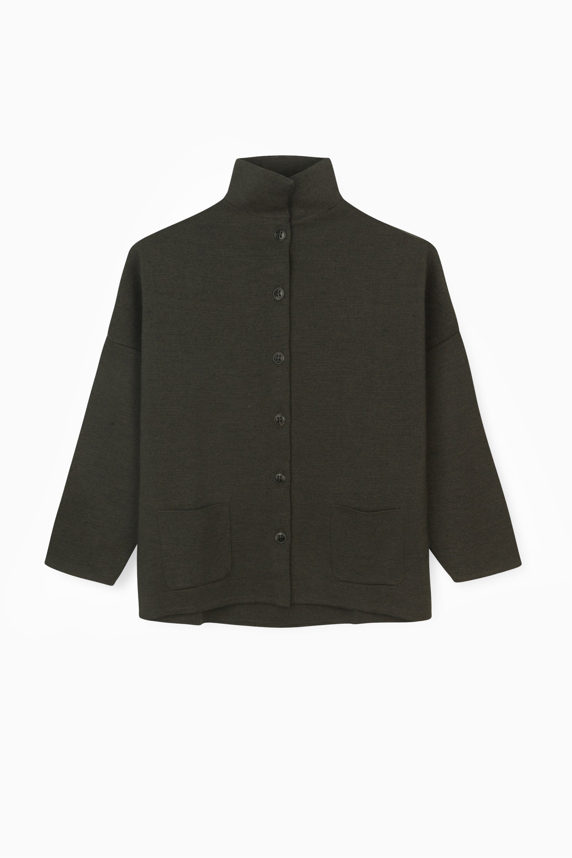 Spring Cardigan - Dark Melange Green