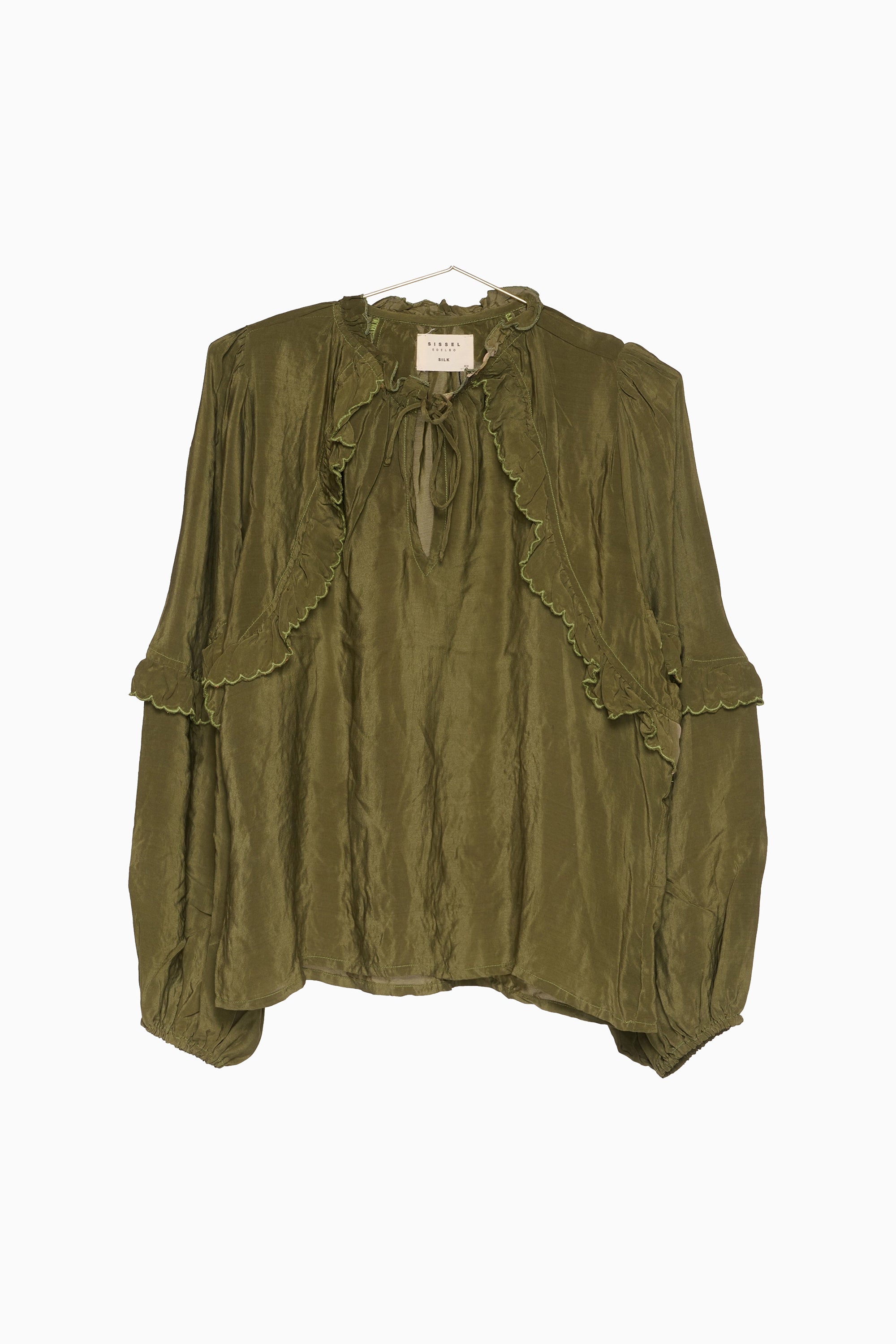 Balla Silk Top - Green No. 251 - RUM Amsterdam