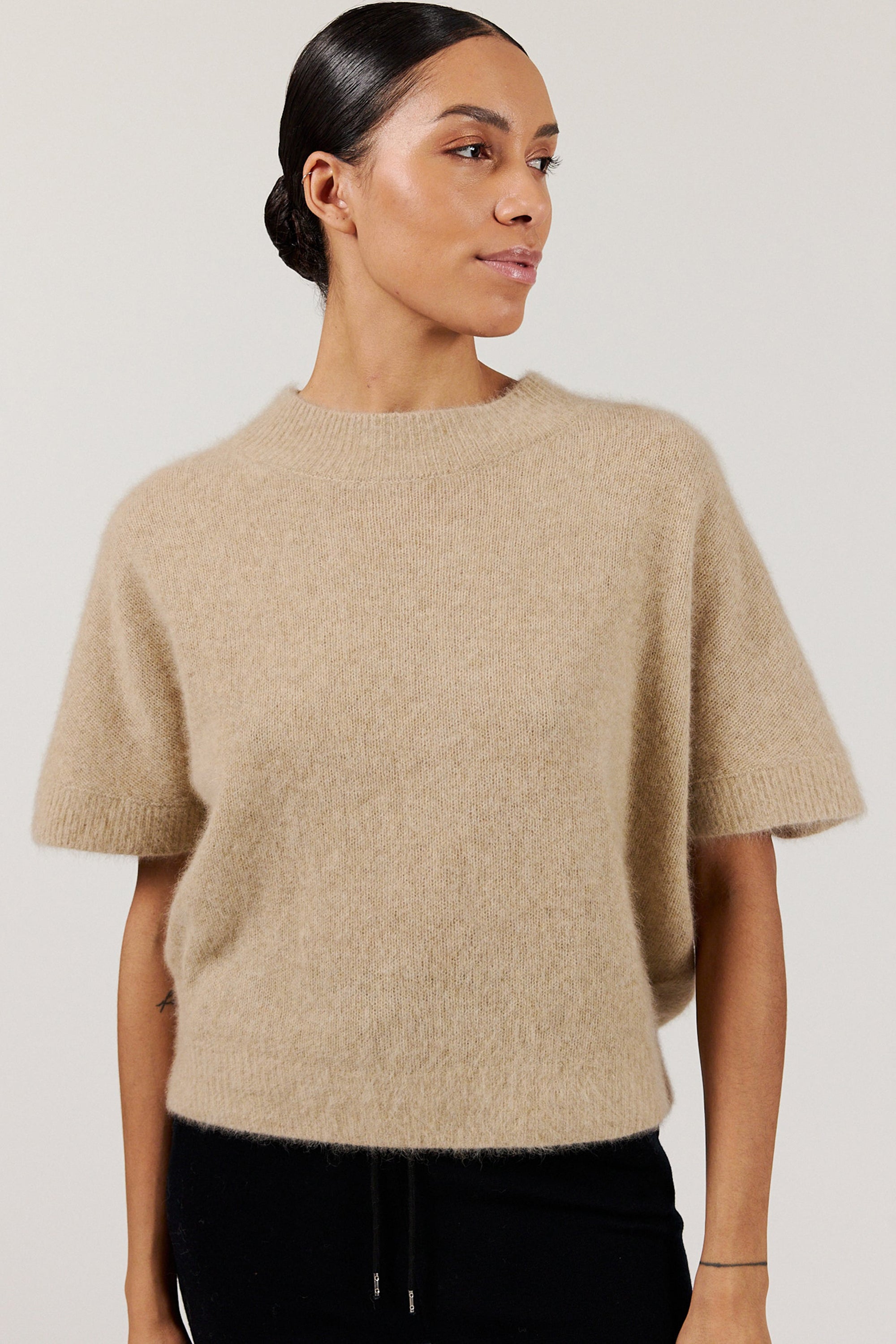 Doanna Top - Beige Melange - RUM Amsterdam