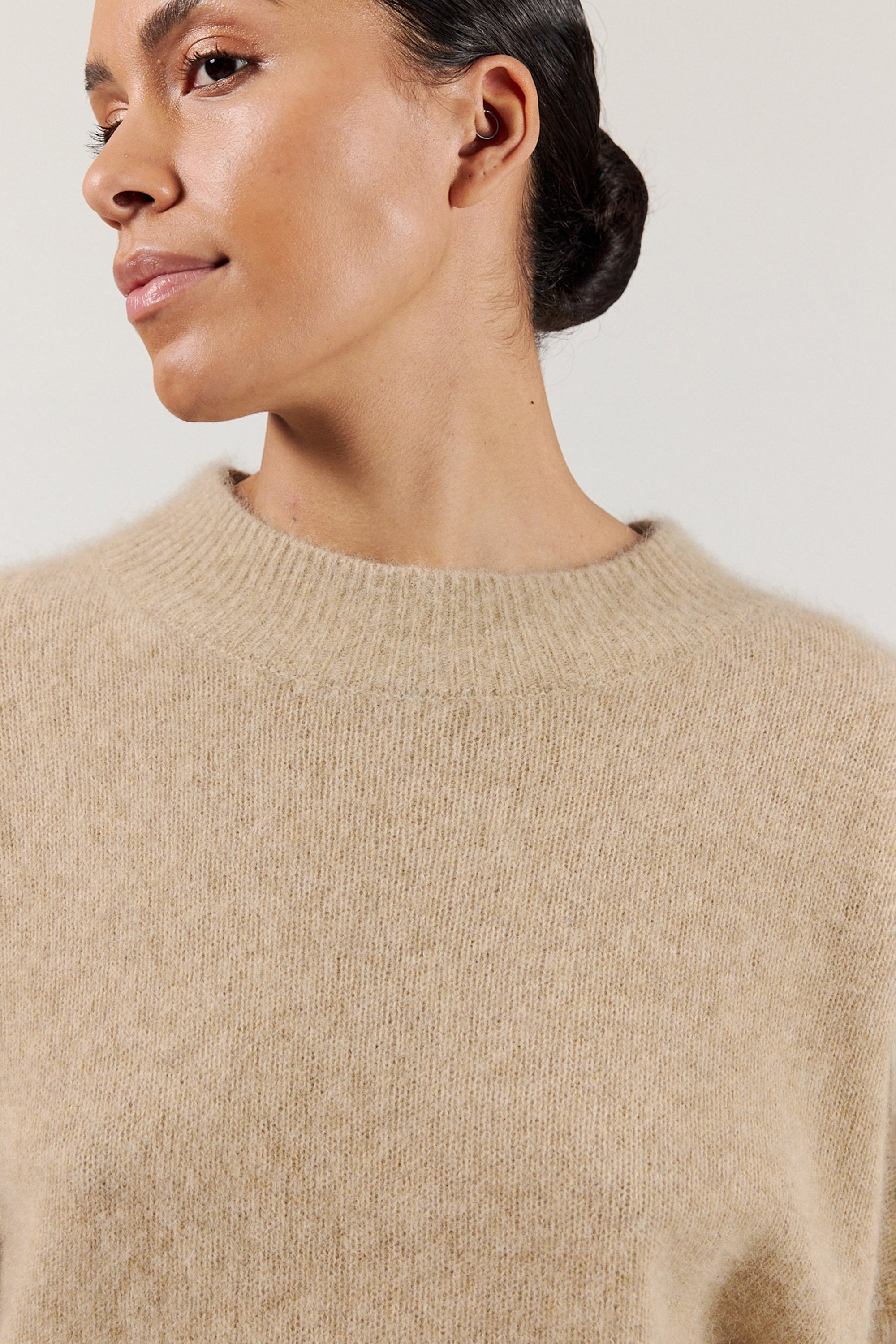 Doanna Top - Beige Melange - RUM Amsterdam
