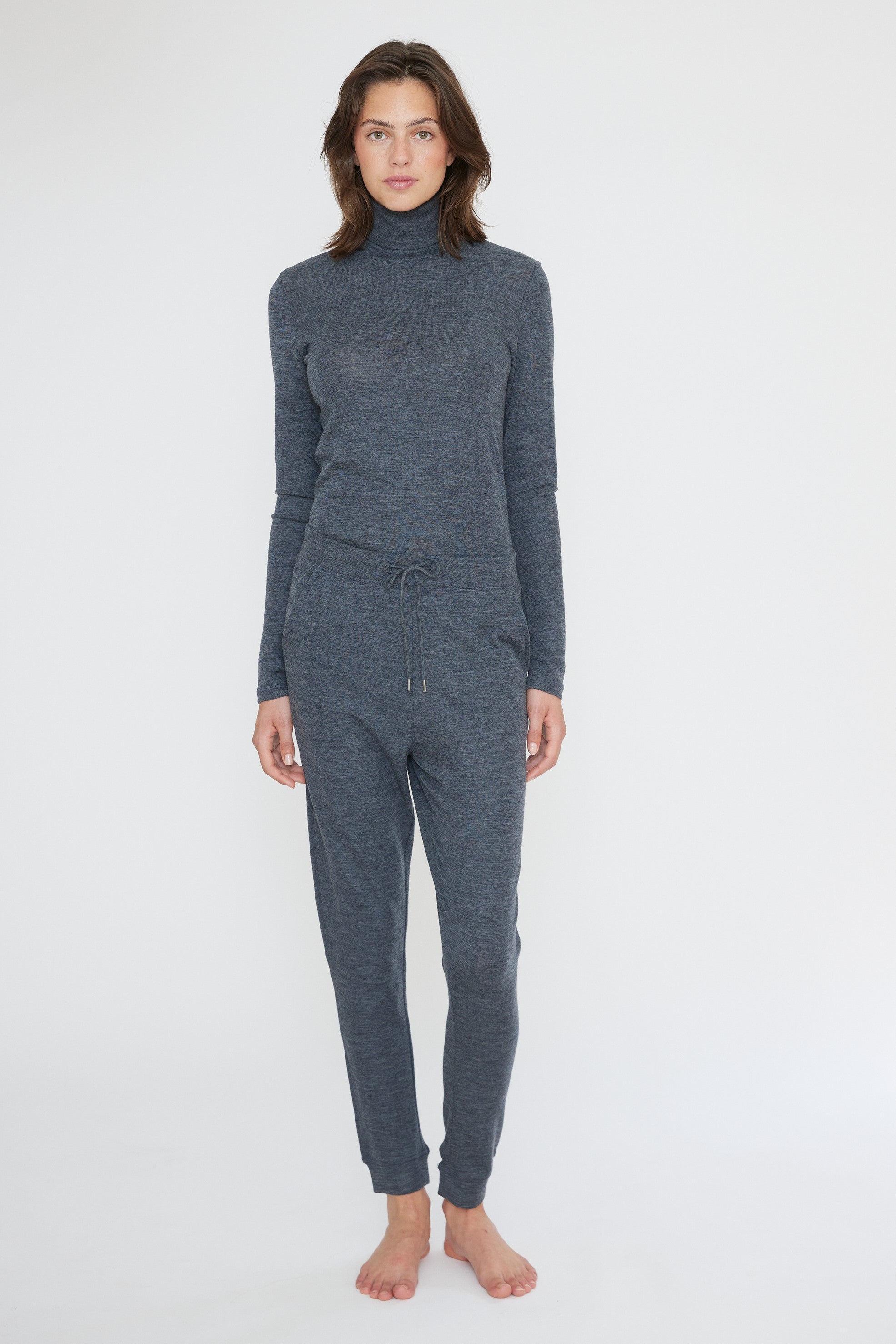 Wilja Sweat Pants - Dark Grey Melange - RUM Amsterdam