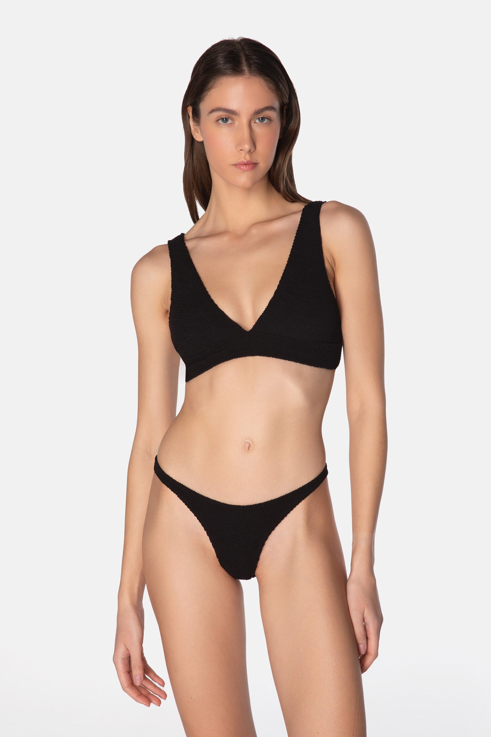 Bikini Aqua Brazilian - Liquorice