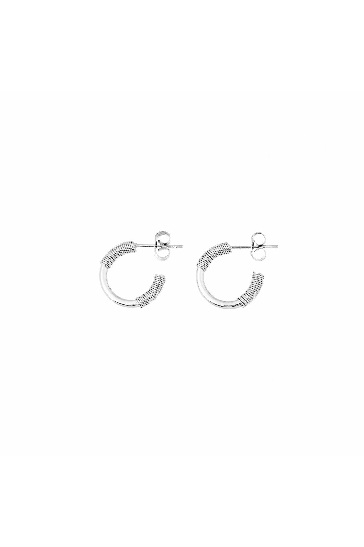 Bandhu Spiral Earrings - Silver - RUM Amsterdam