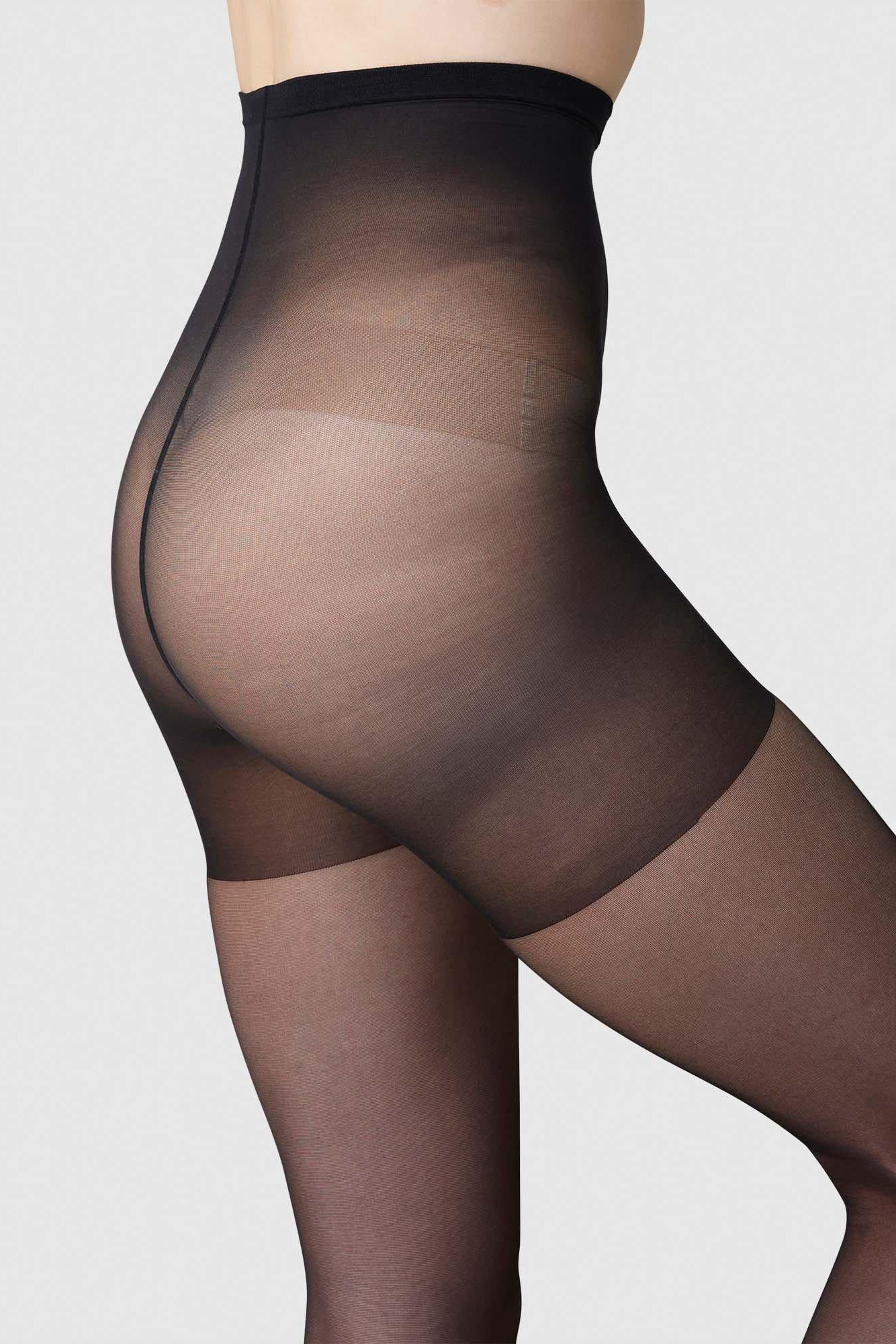 Tuva Sculpting Tights - Black - RUM Amsterdam