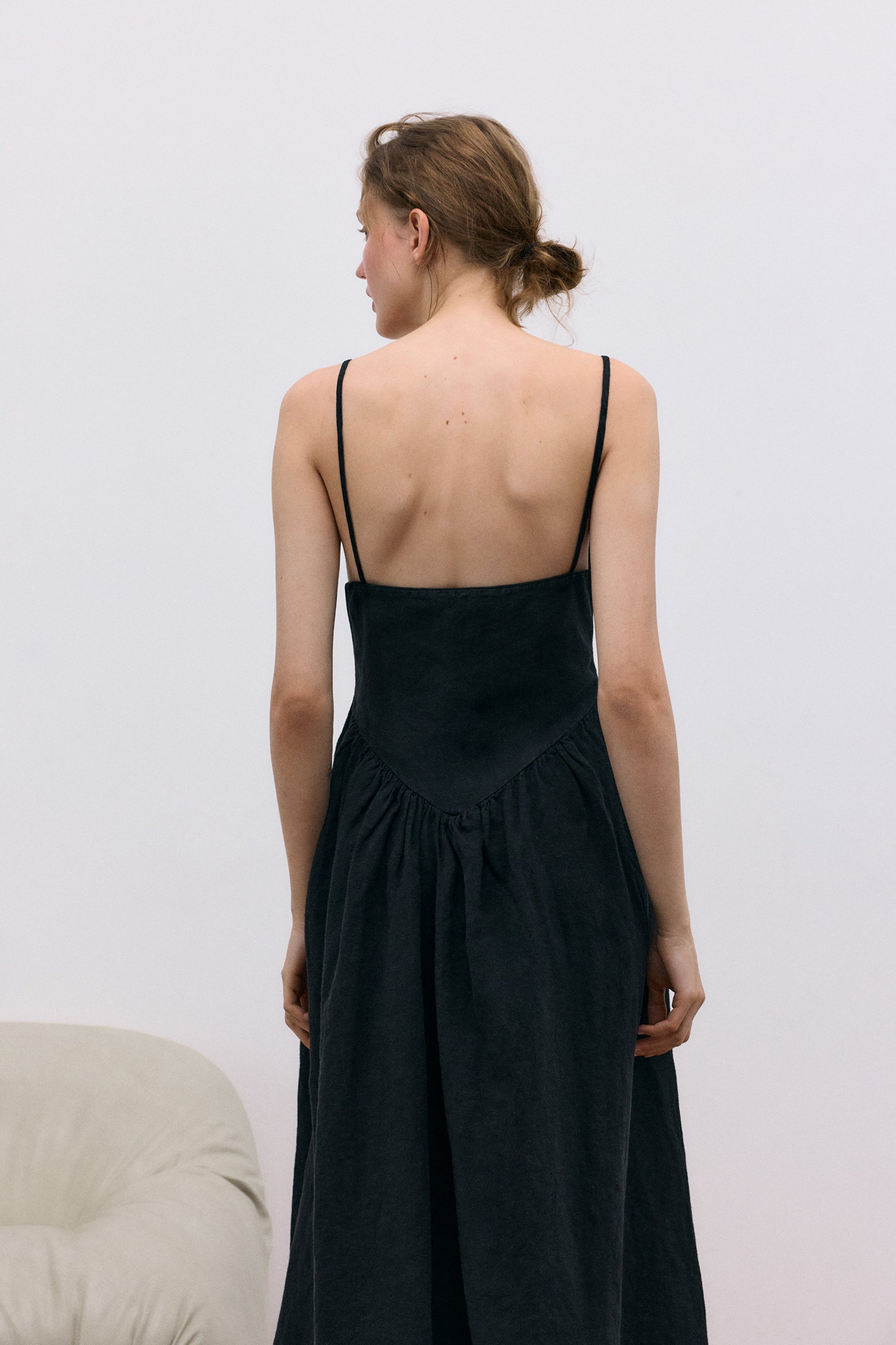 Lippia Dress - Midnight Black