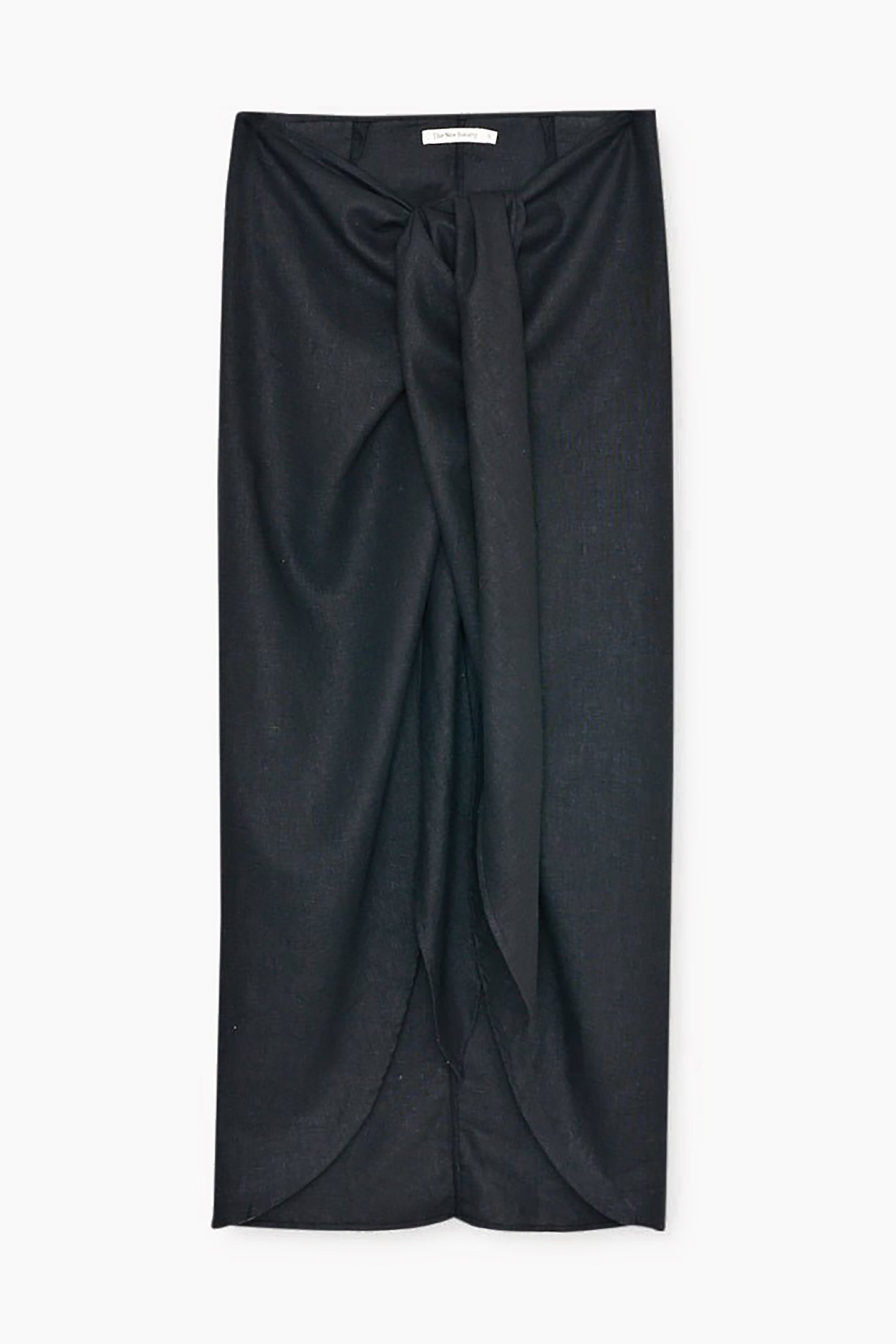 Melissa Wrap Skirt - Midnight Black