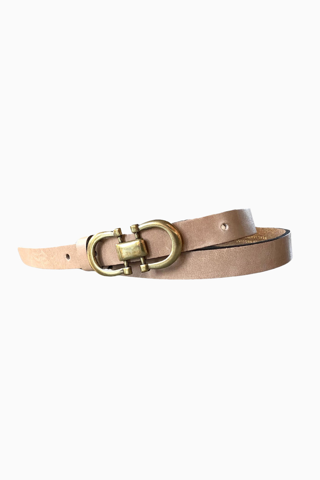 Sofia Leather Belt - Primavera Camel - RUM Amsterdam