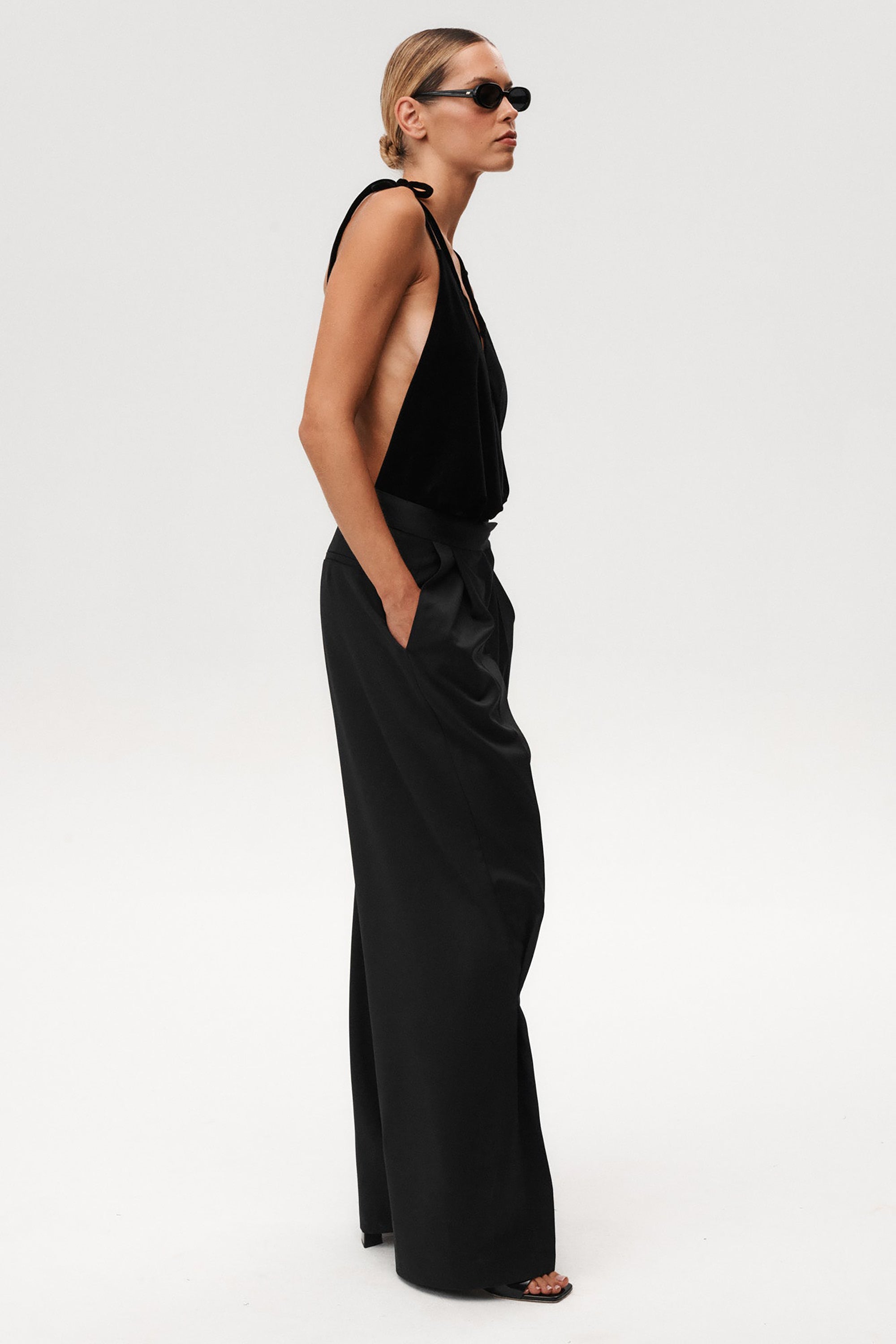 Once in a Blue Moon Bodysuit - Black