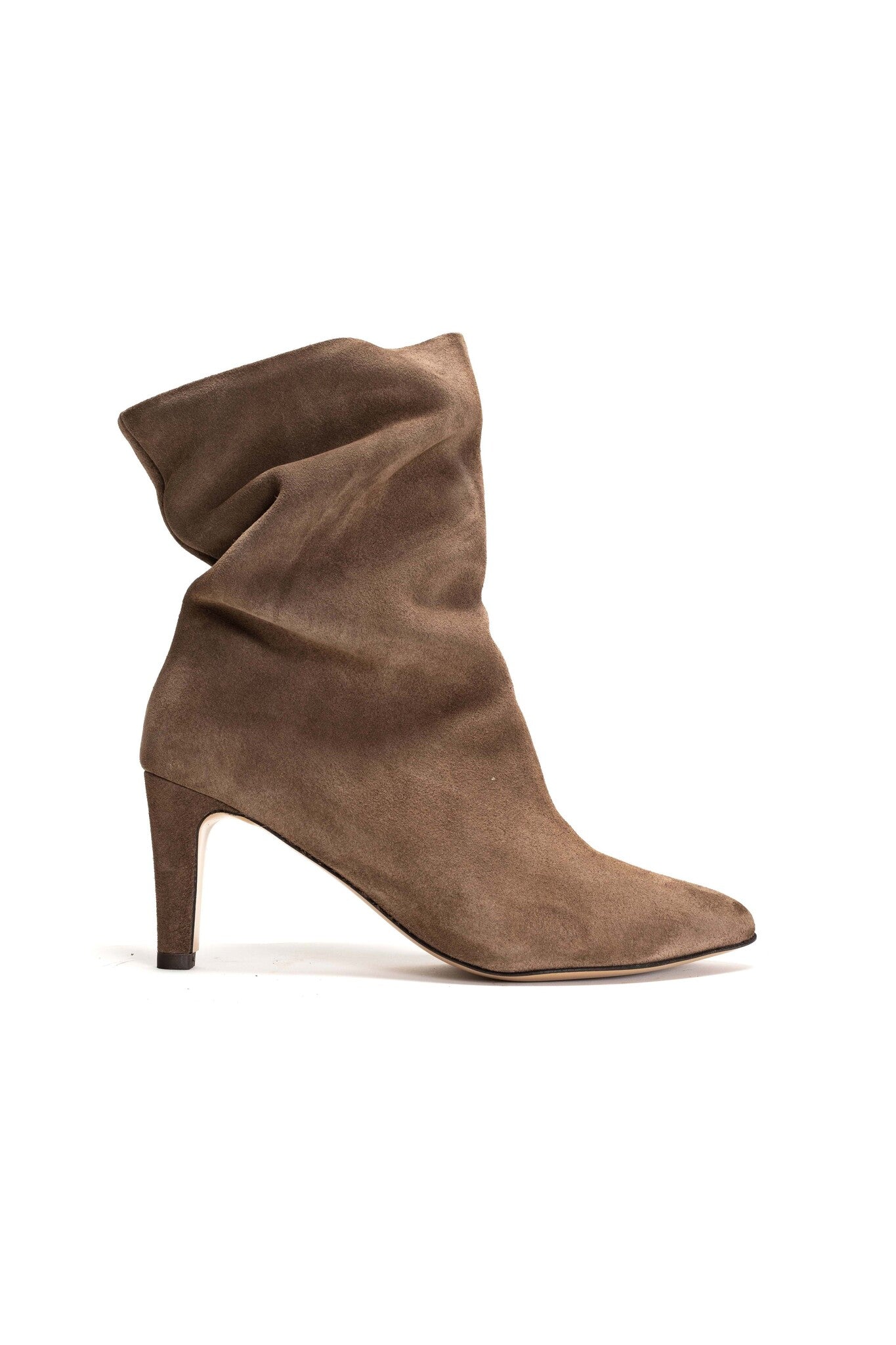 Anonymous Copenhagen Vully 75 Stiletto Boots - Dark Taupe - RUM Amsterdam