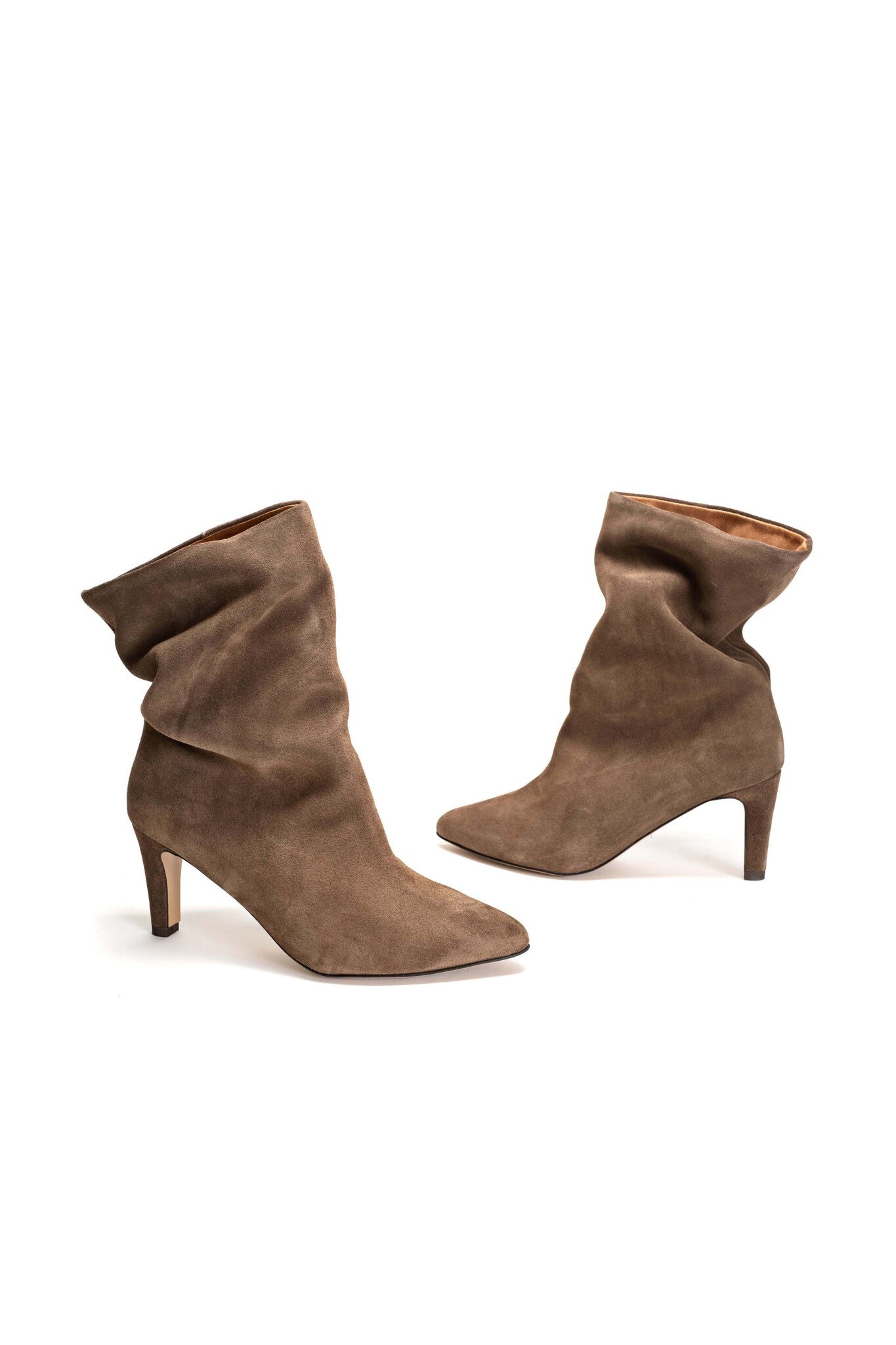 Anonymous Copenhagen Vully 75 Stiletto Boots - Dark Taupe - RUM Amsterdam