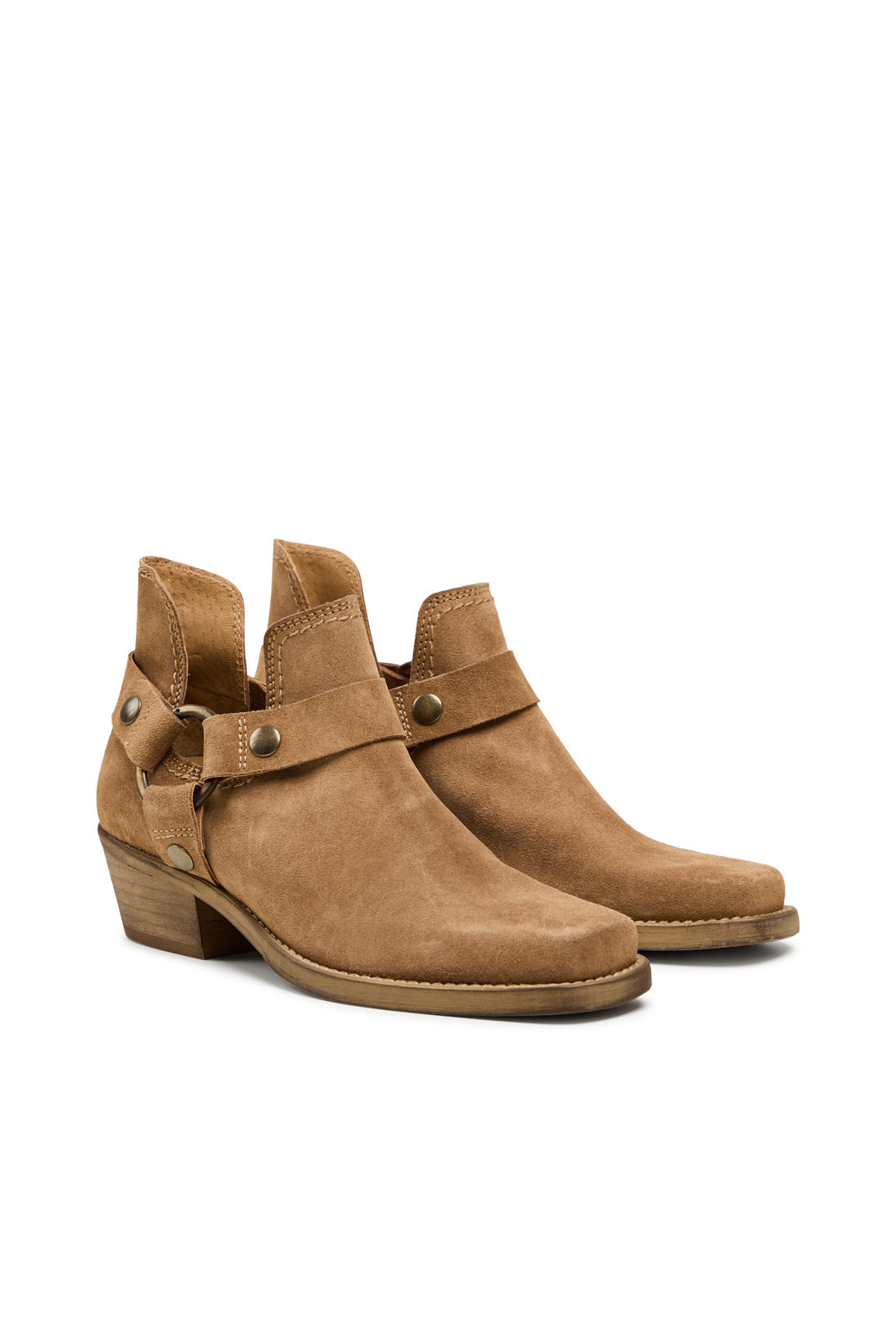 Pavement Lauryn Leather Boot - Taupe Suede - RUM Amsterdam