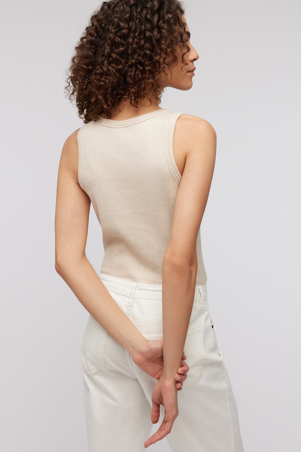 Knit-ted Tilly Top - Sand - RUM Amsterdam