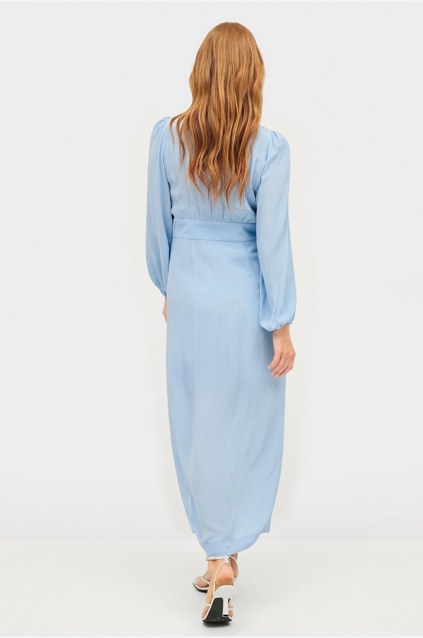 Second Female Emanuelle Slim Dress - Brunnera Blue - RUM Amsterdam