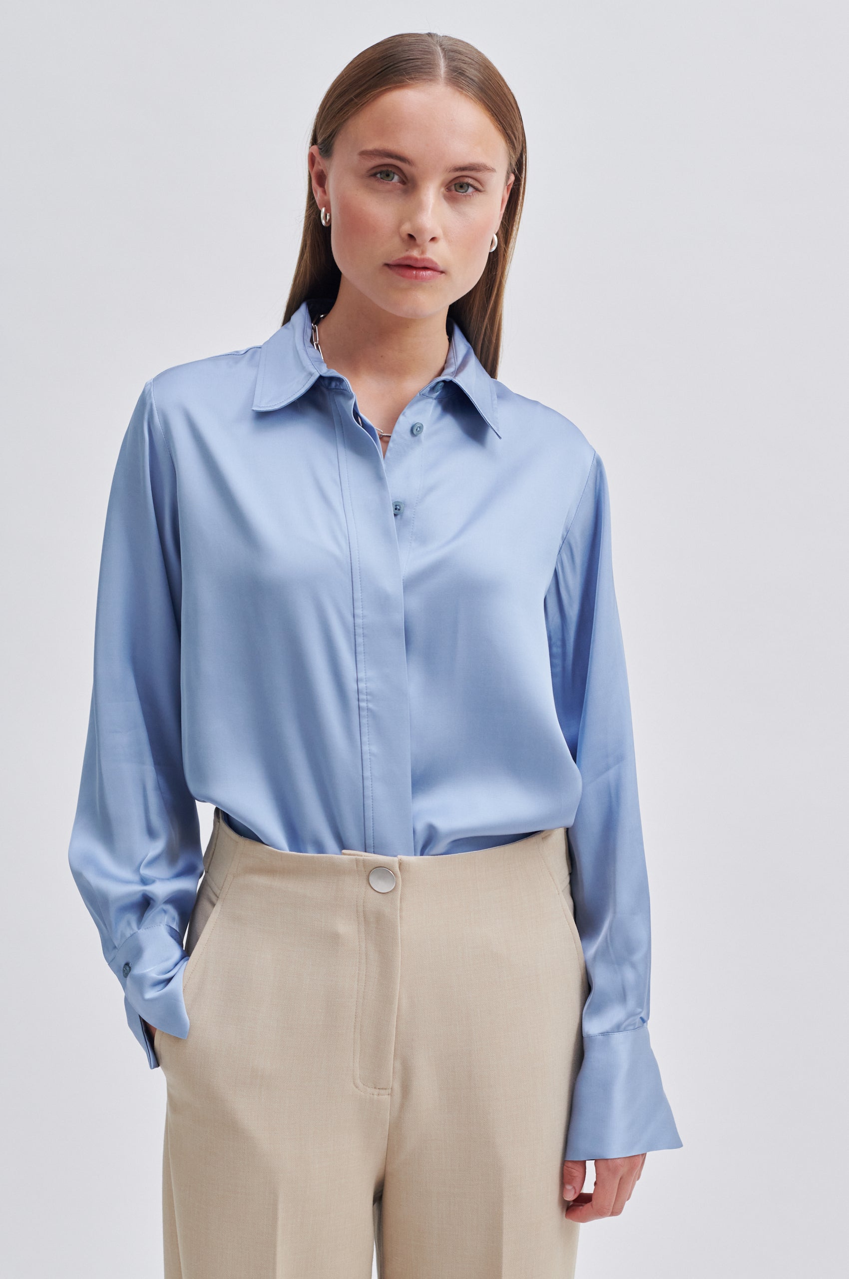 Galla Classic Shirt - Ashley Blue