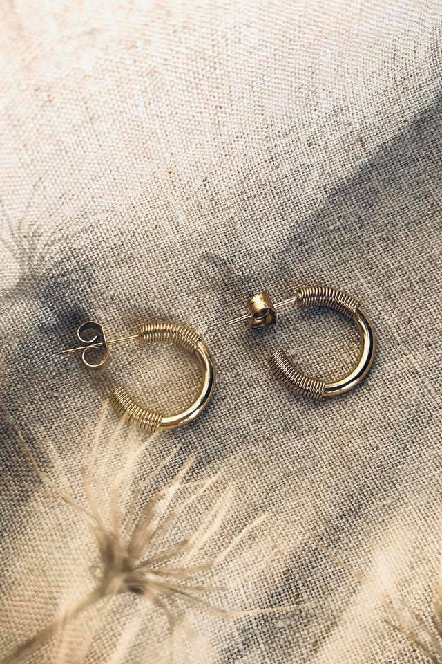 Spiral Earrings - Gold