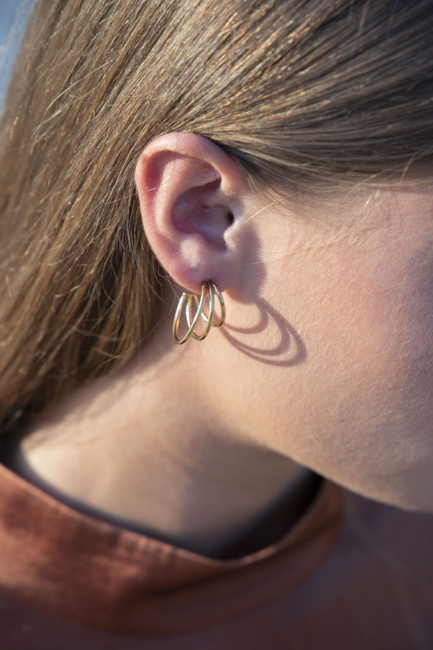 Wire Earrings - Gold