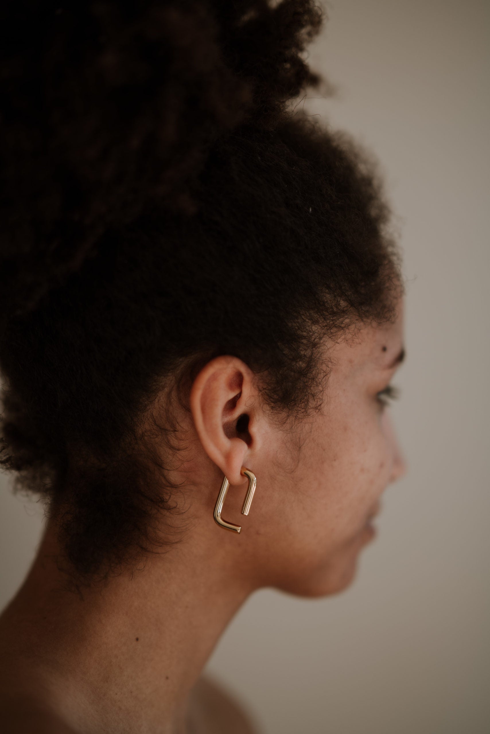 Bandhu Linked Earrings - Gold - RUM Amsterdam
