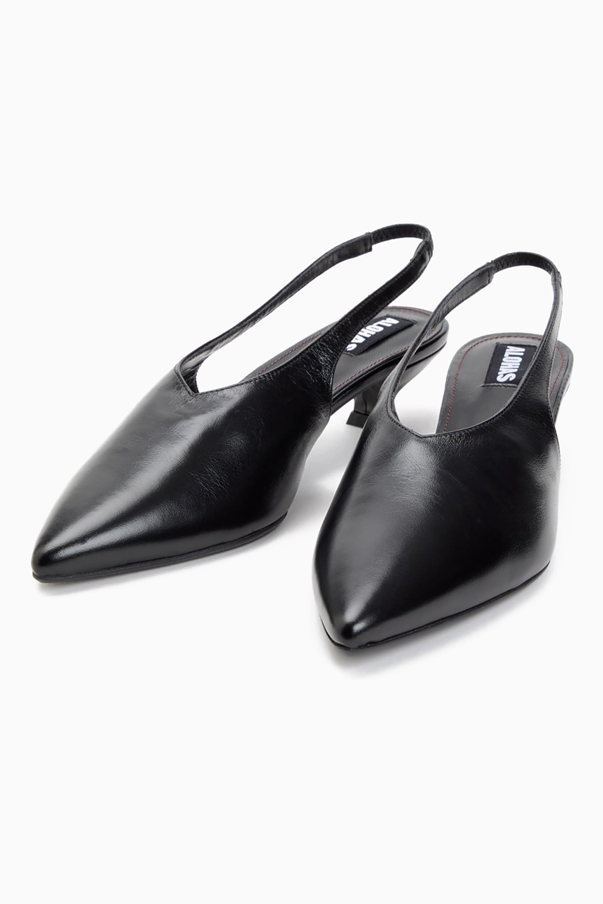 Eros Leather Pumps - Black