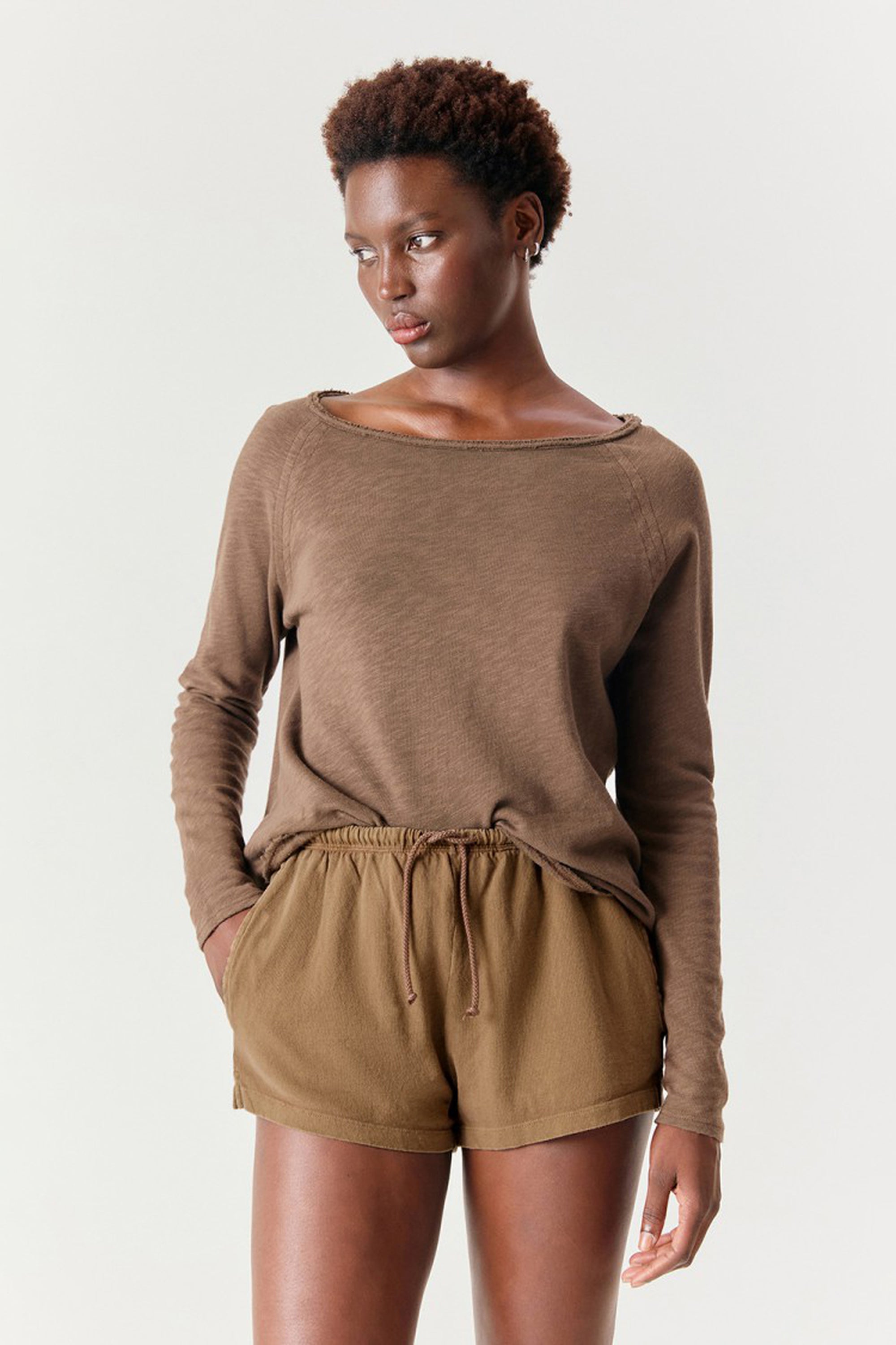 Afoma Shorts - Vintage Spray Reindeer