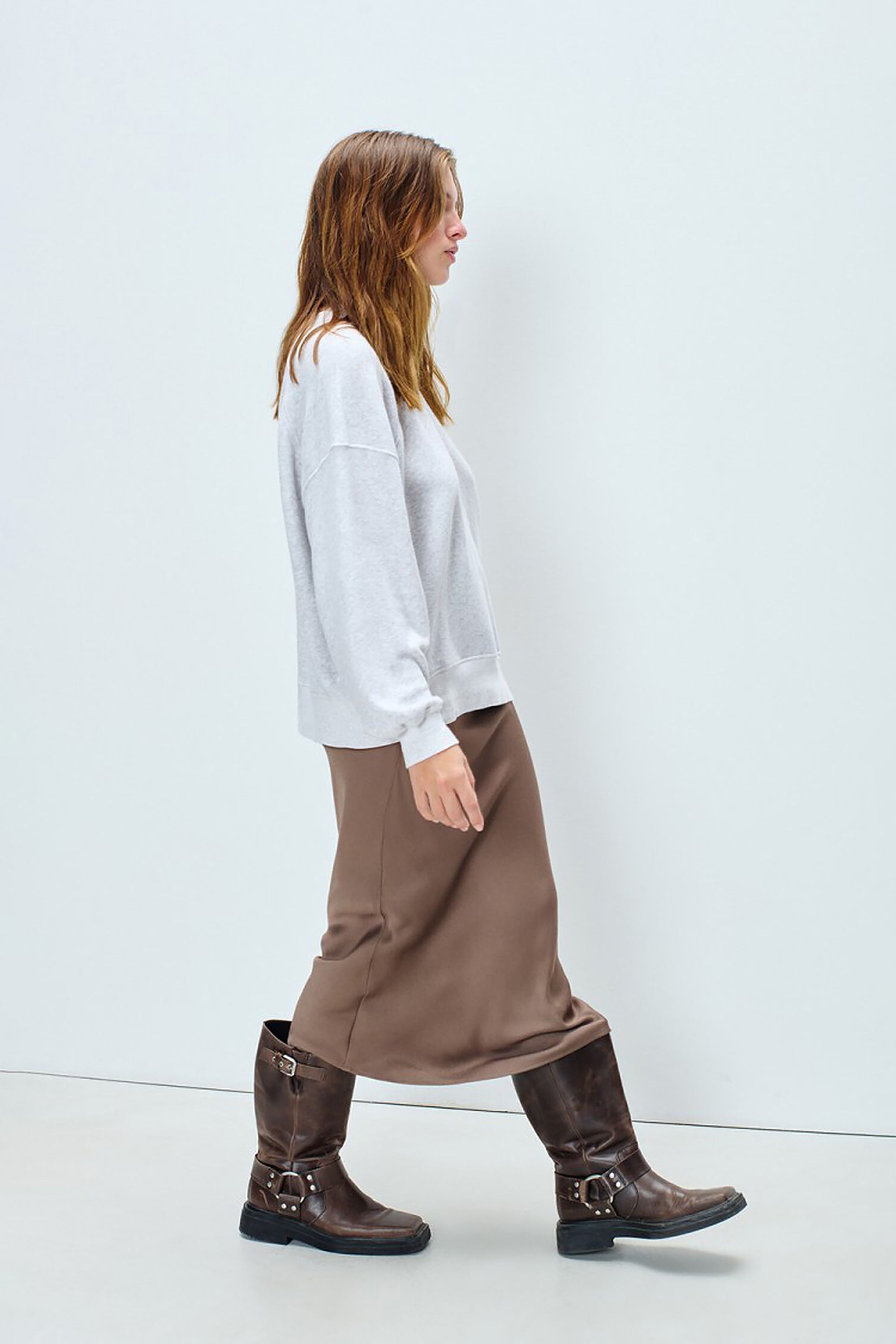  Atubay Sweatshirt - Arctic Melange - RUM Amsterdam