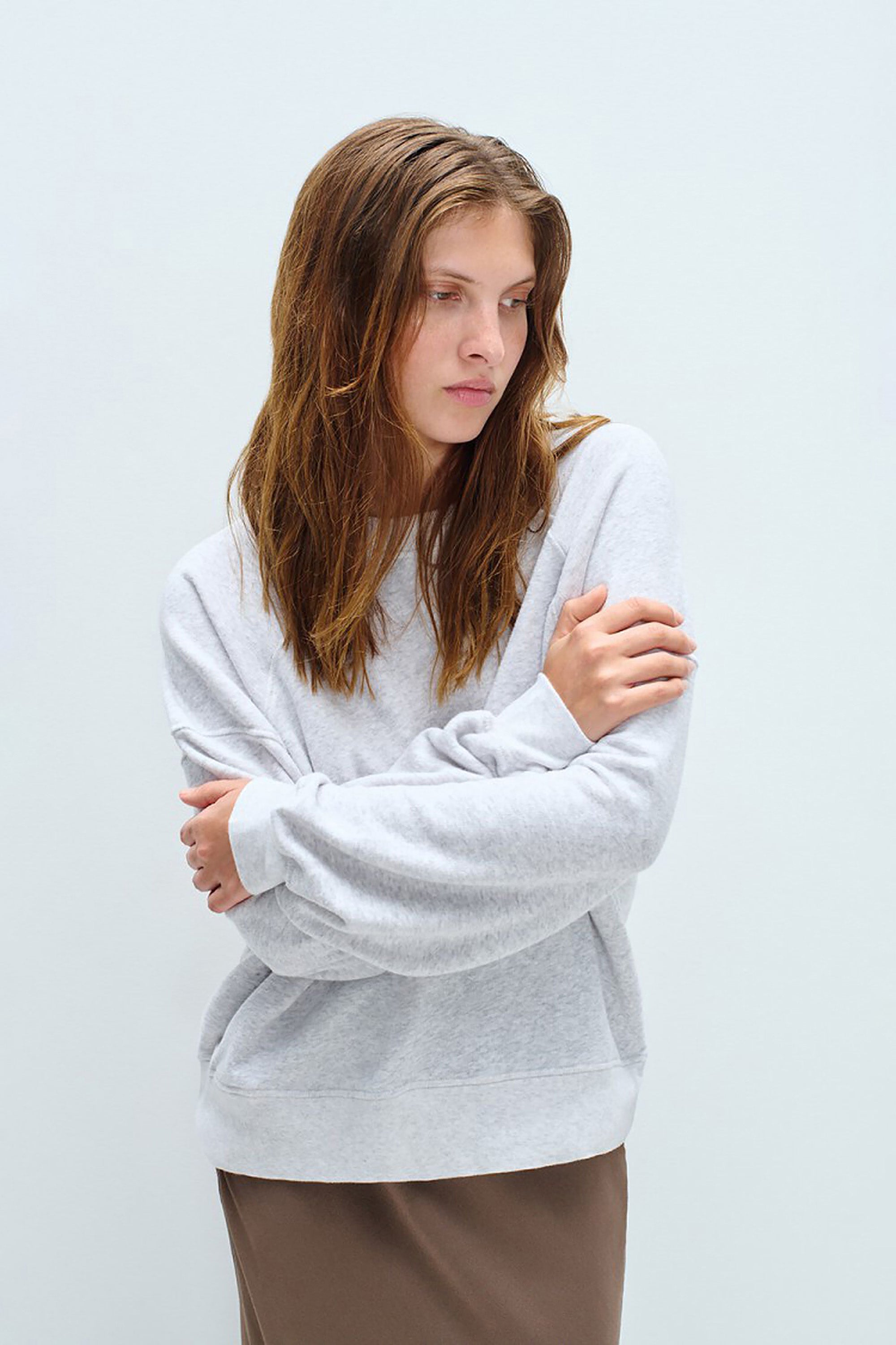 Atubay Sweatshirt - Arctic Melange - RUM Amsterdam