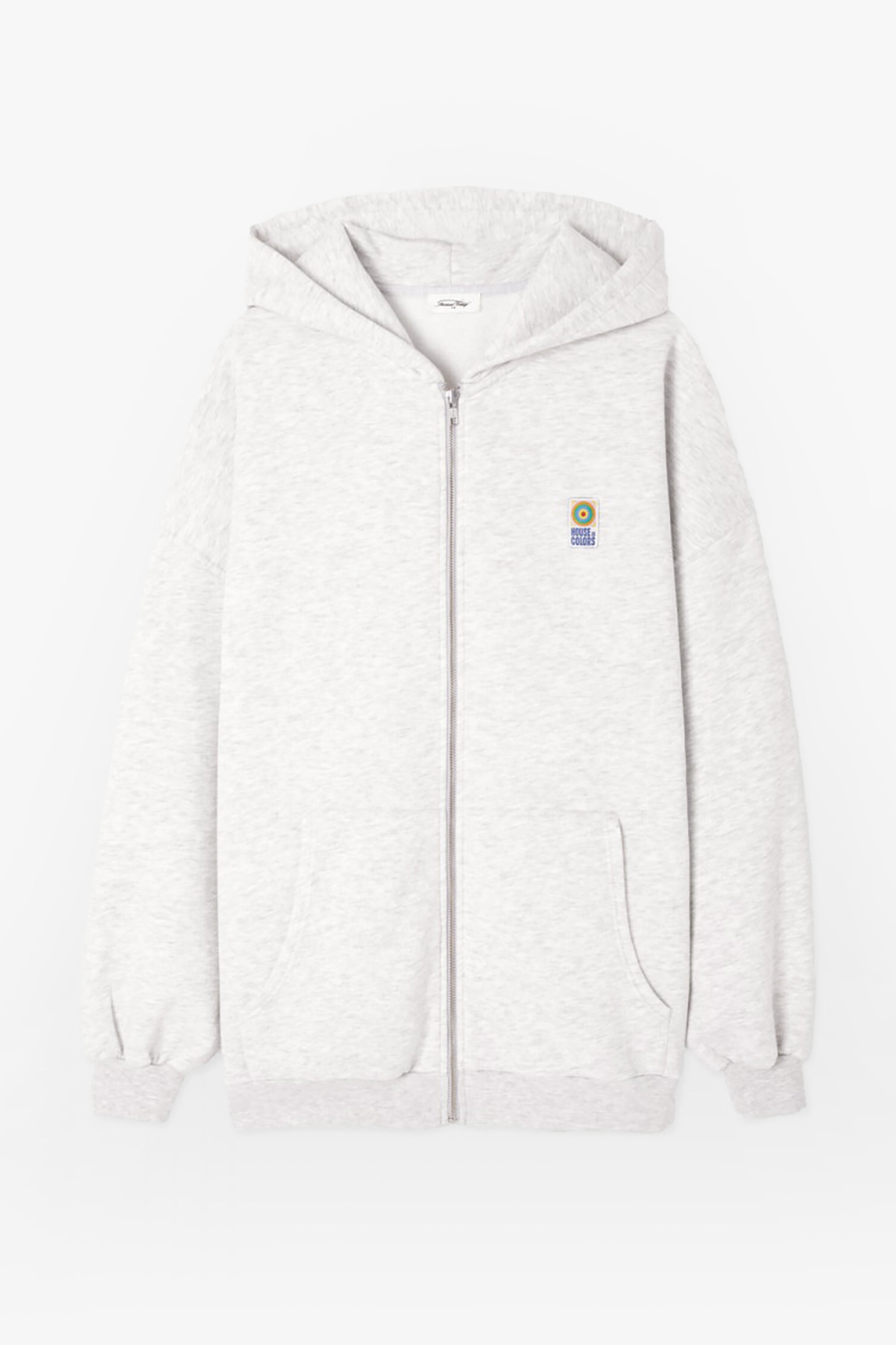 Baptown Zip Up Hoodie - Heather Grey