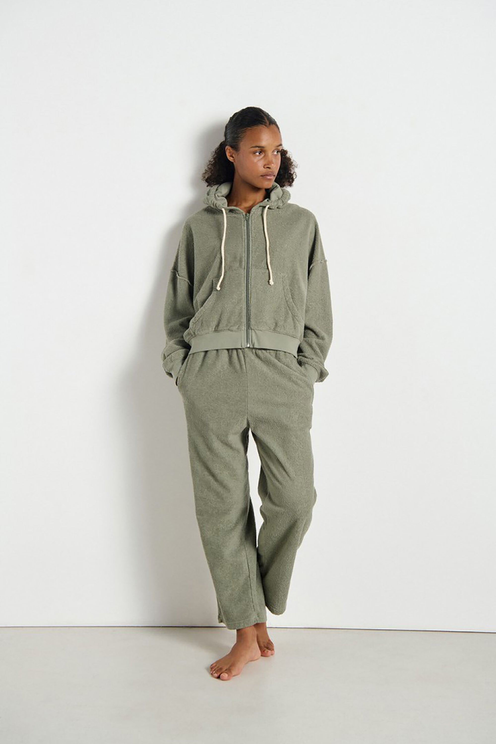  Bobypark Zip-Up Hoodie - Clay - RUM Amsterdam