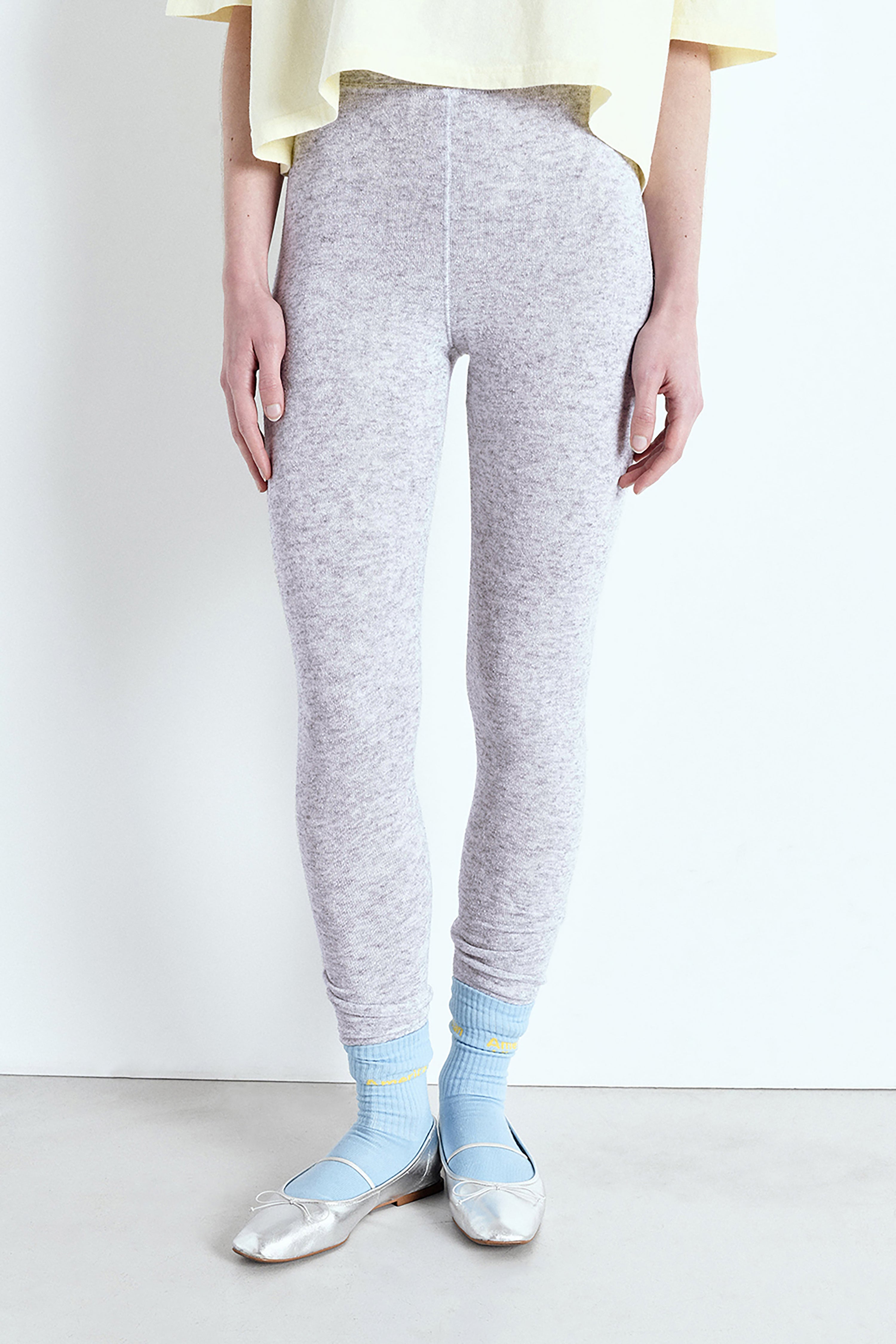 Evona Legging - Light Grey Melange