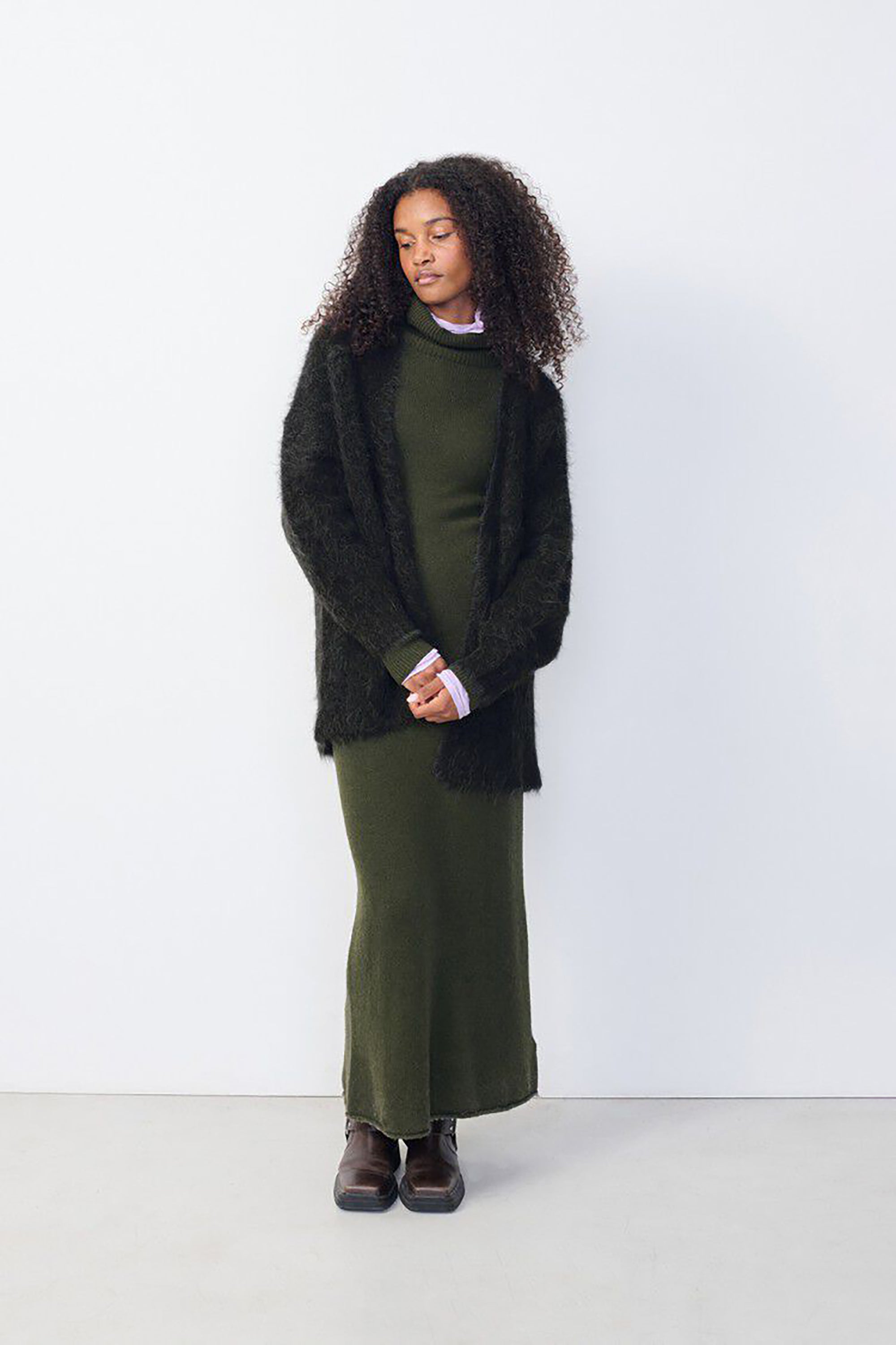 Bymi Cardigan - Carbon Melange