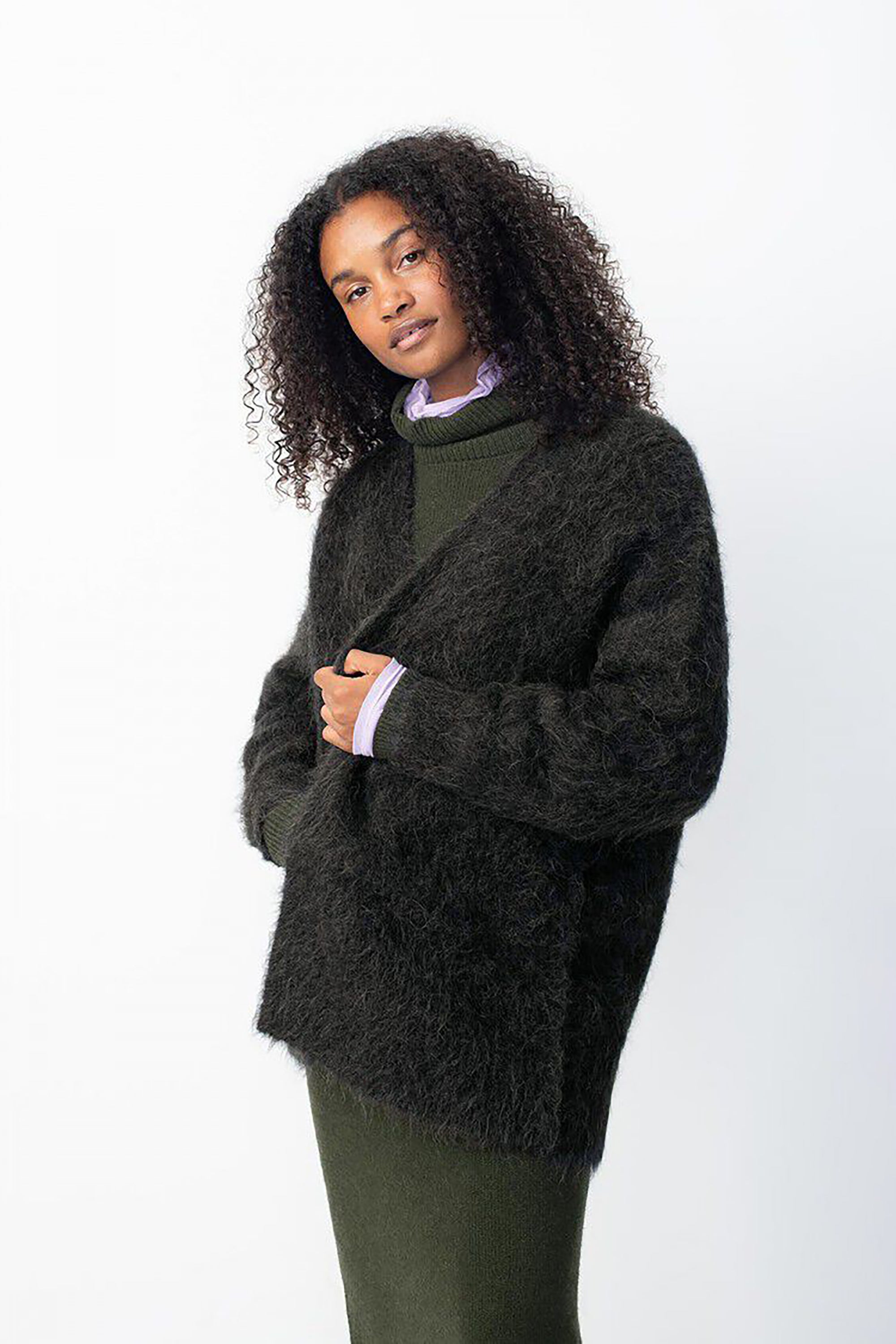  Bymi Cardigan - Carbon Melange - RUM Amsterdam
