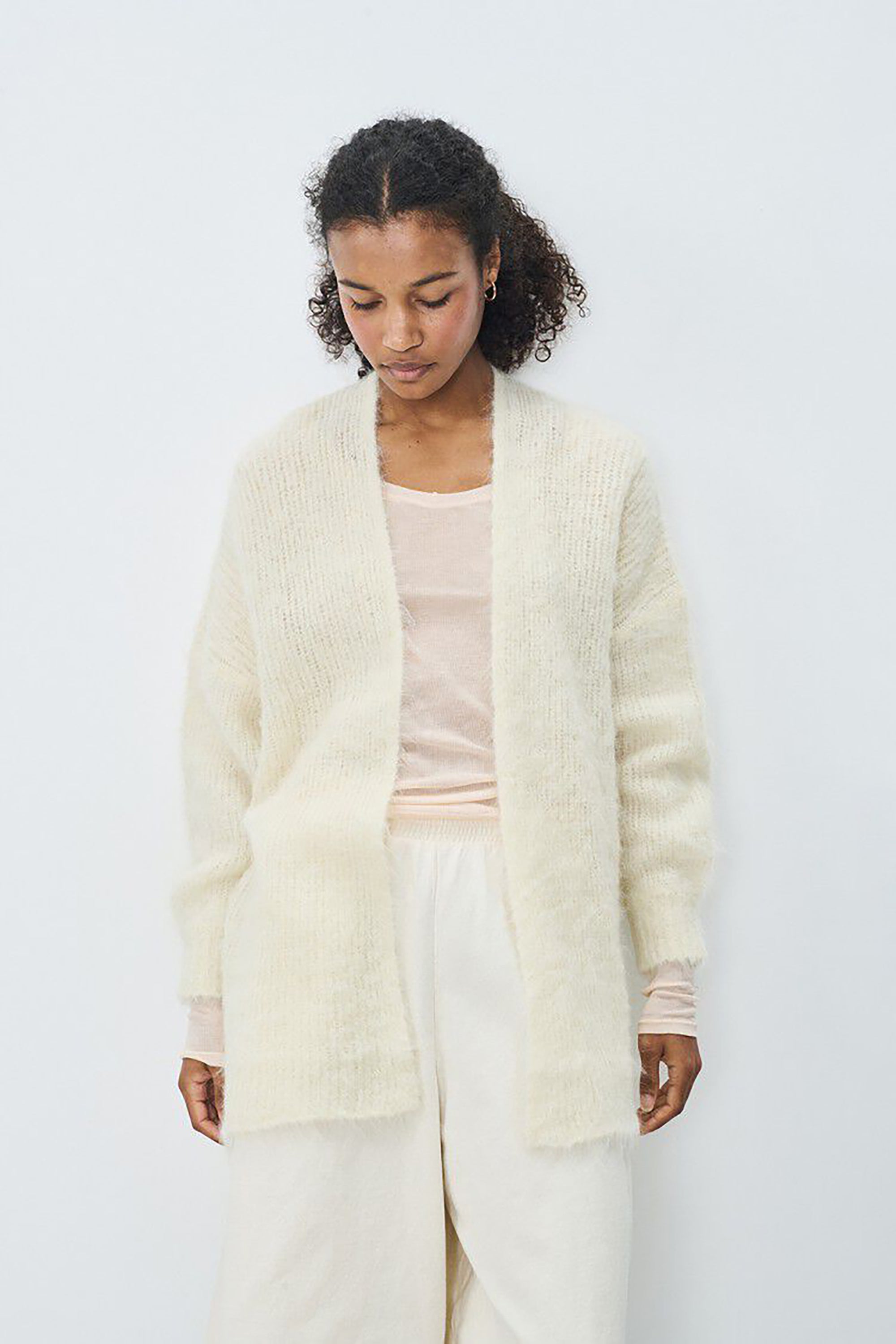 Bymi Cardigan - Pearl