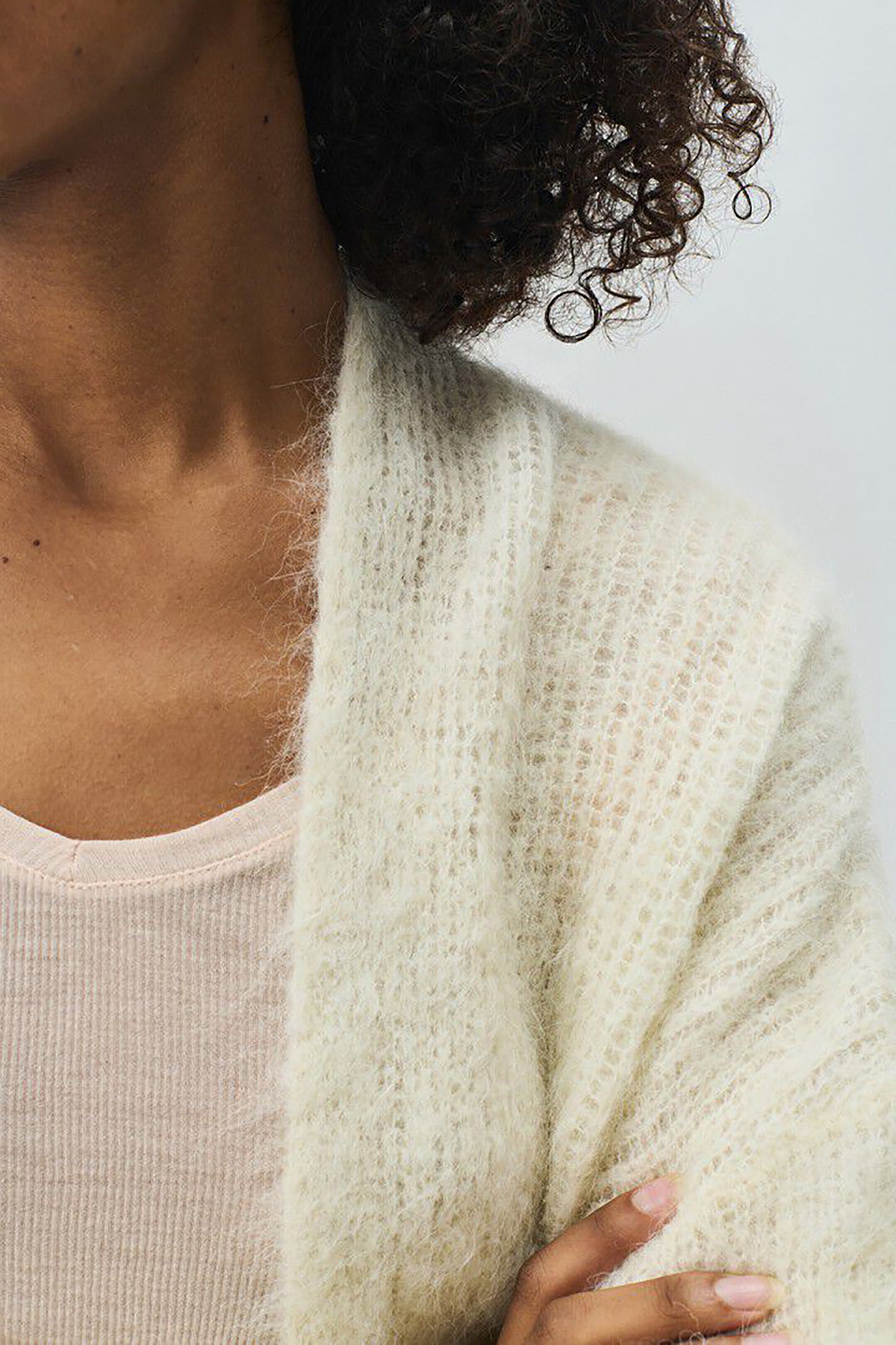 Bymi Cardigan - Pearl