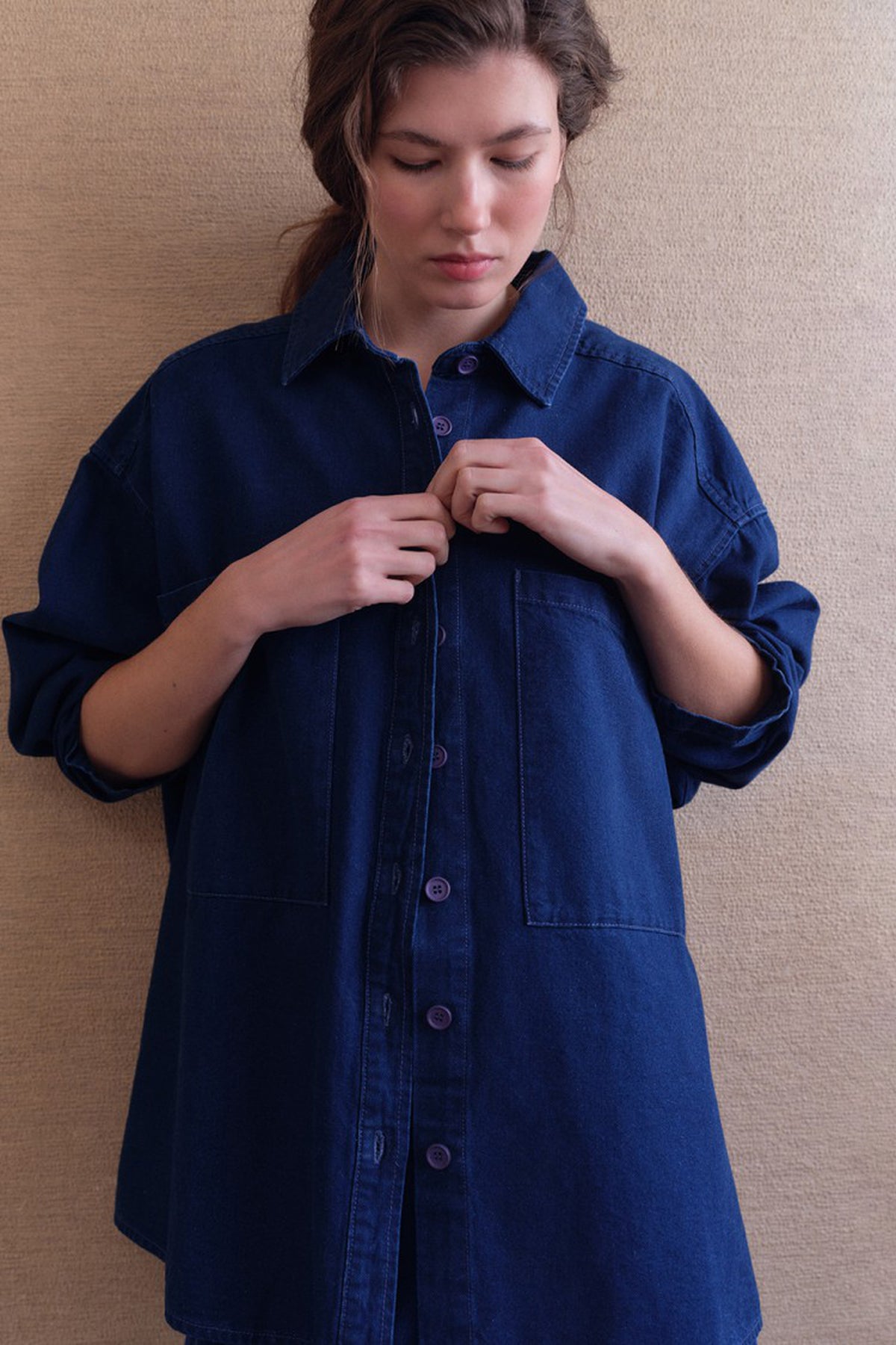 Comow Shirt - Raw Blue