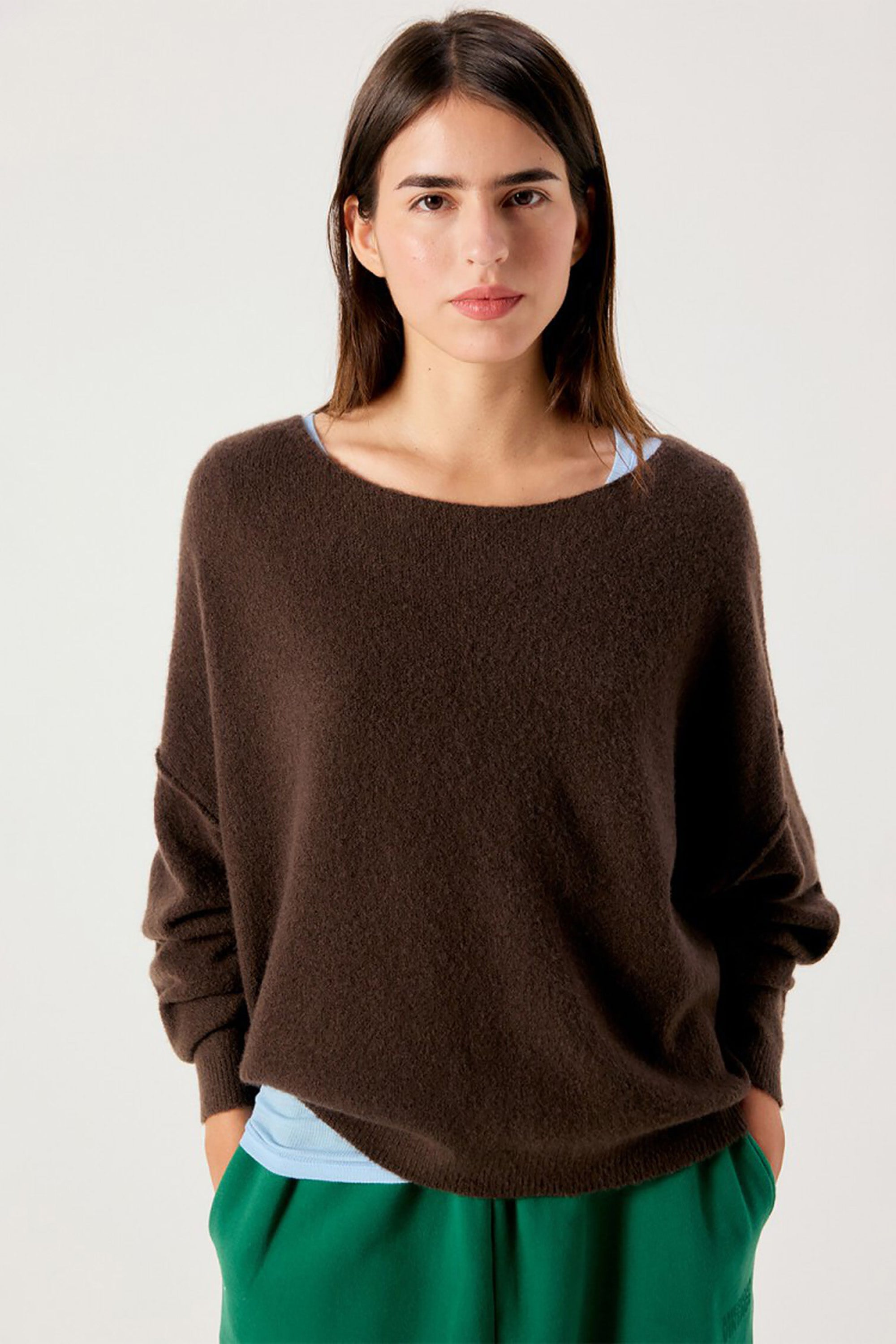 Damsville Jumper - Brown Melange