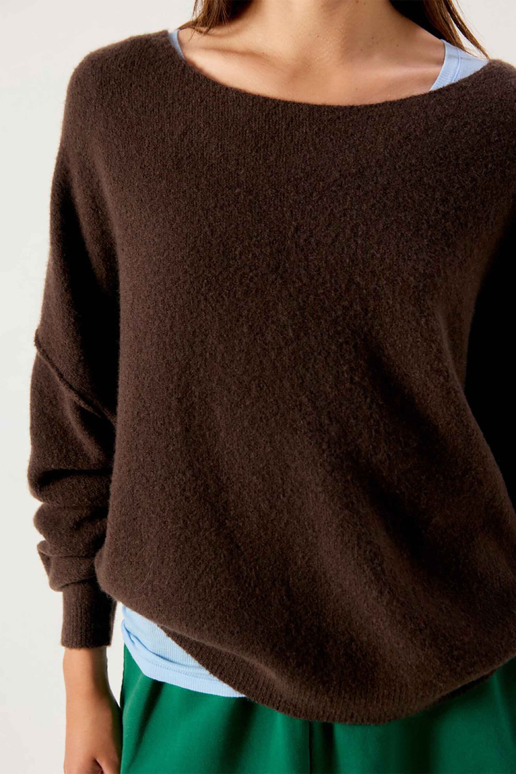 Damsville Jumper - Brown Melange