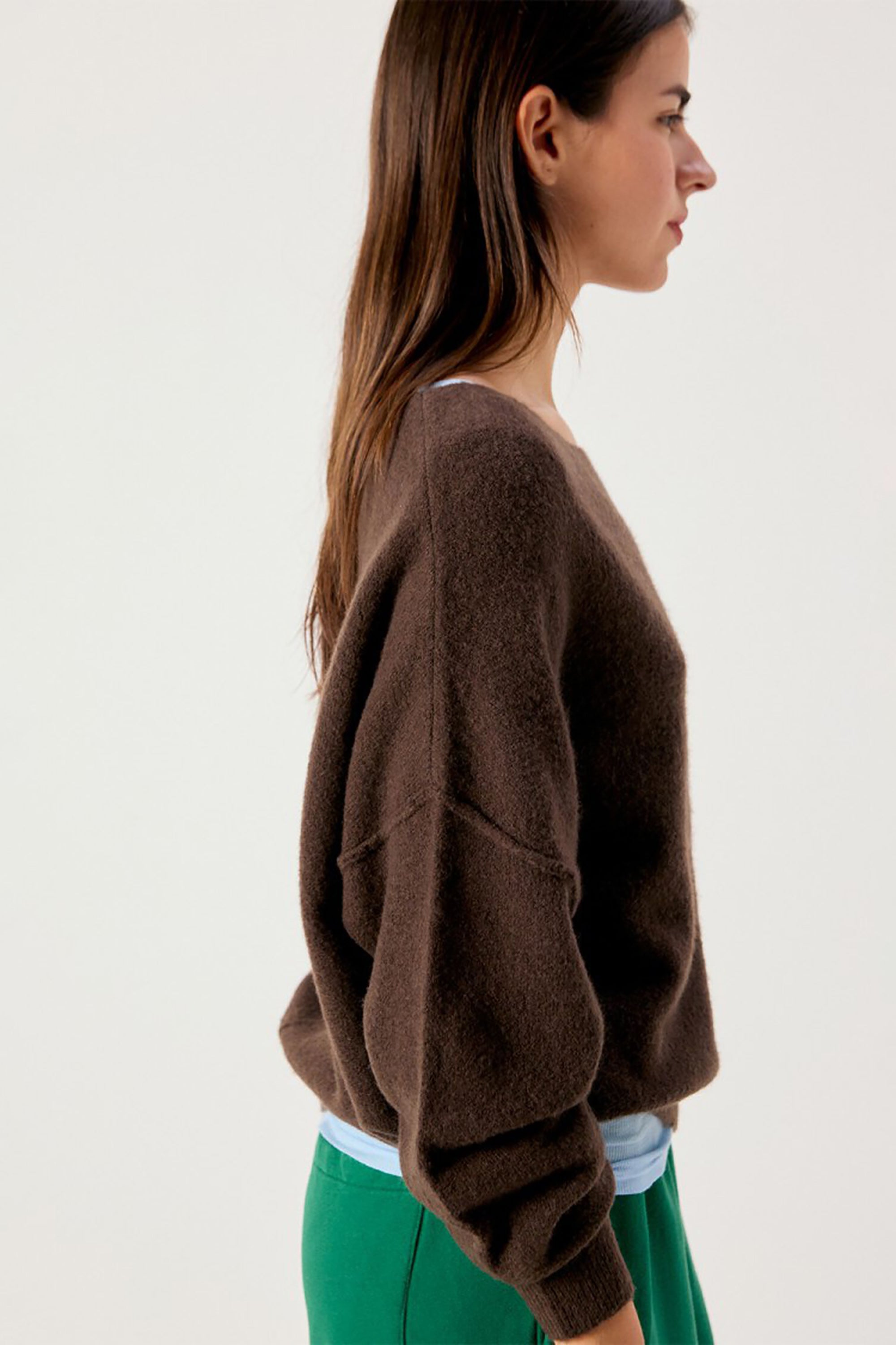 Damsville Jumper - Brown Melange