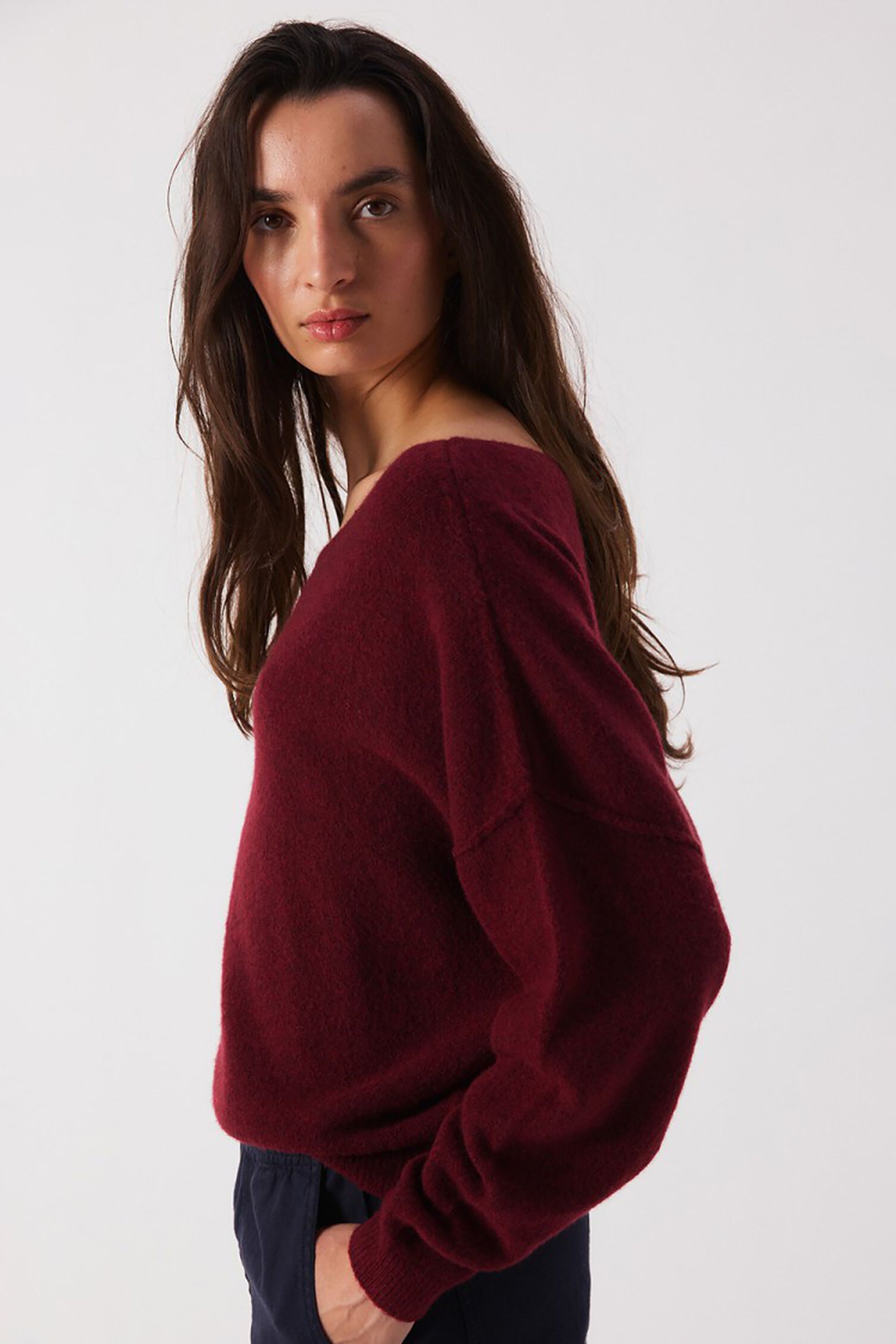 Damsville Jumper - Cherry Melange