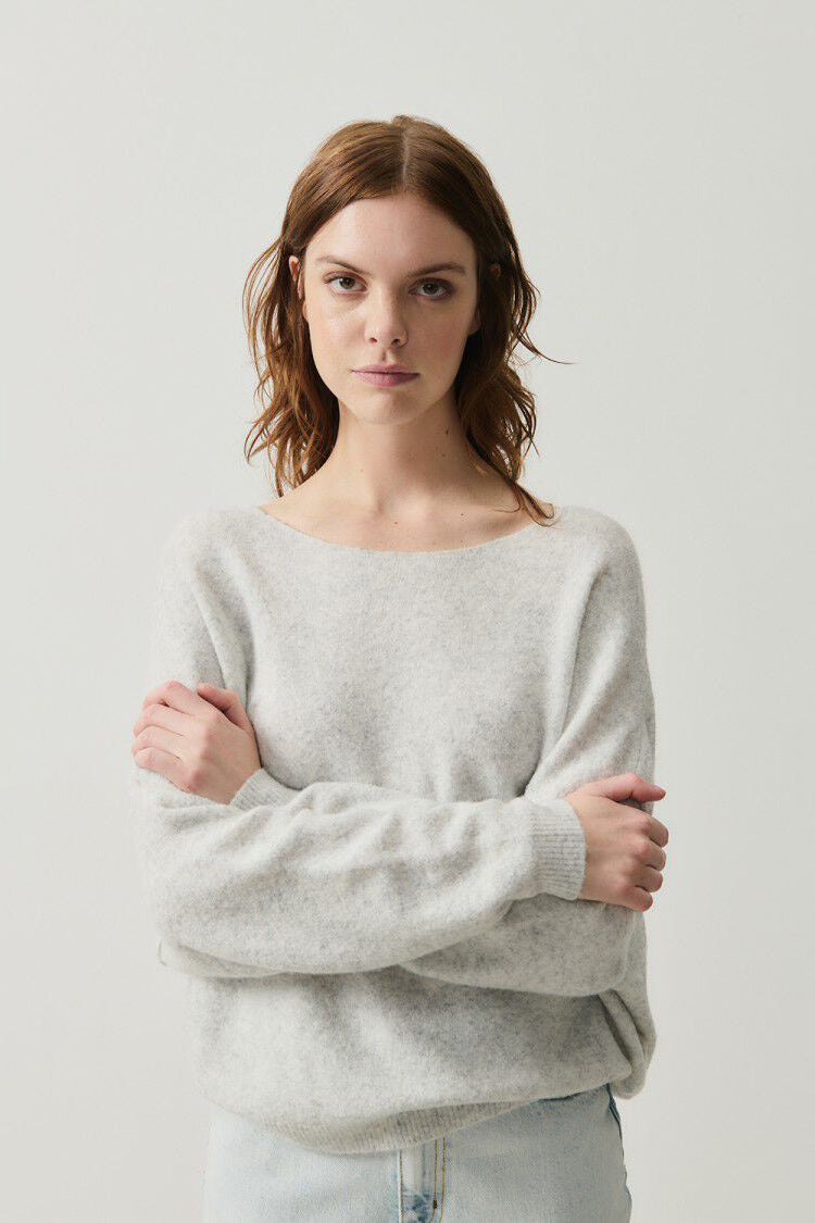 Damsville Pullover - Heather Grey