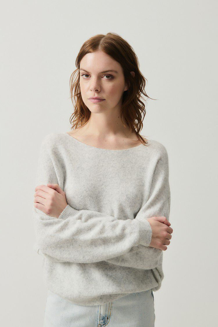 Damsville Pullover - Heather Grey