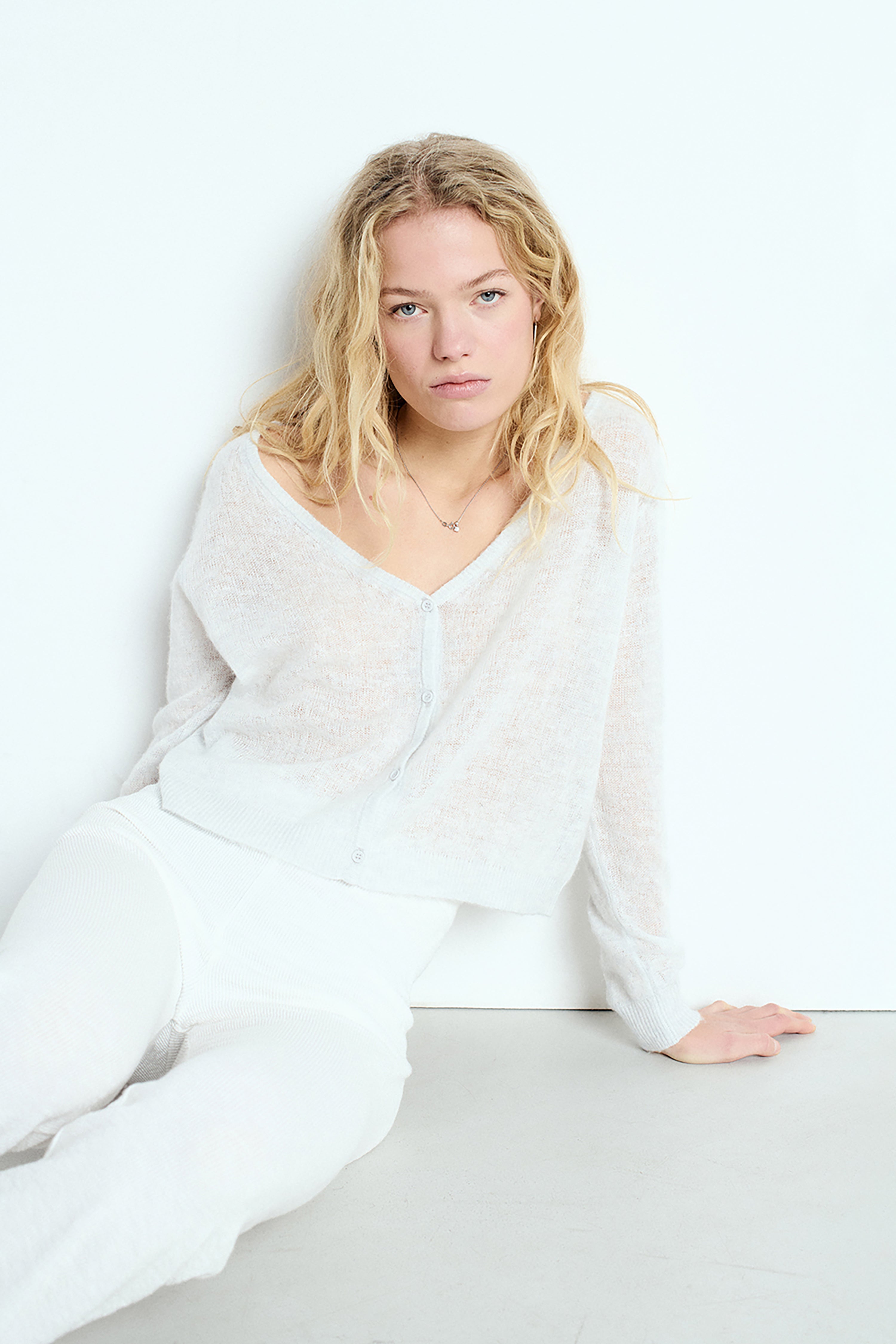 Dumy Cardigan - Arctic Melange
