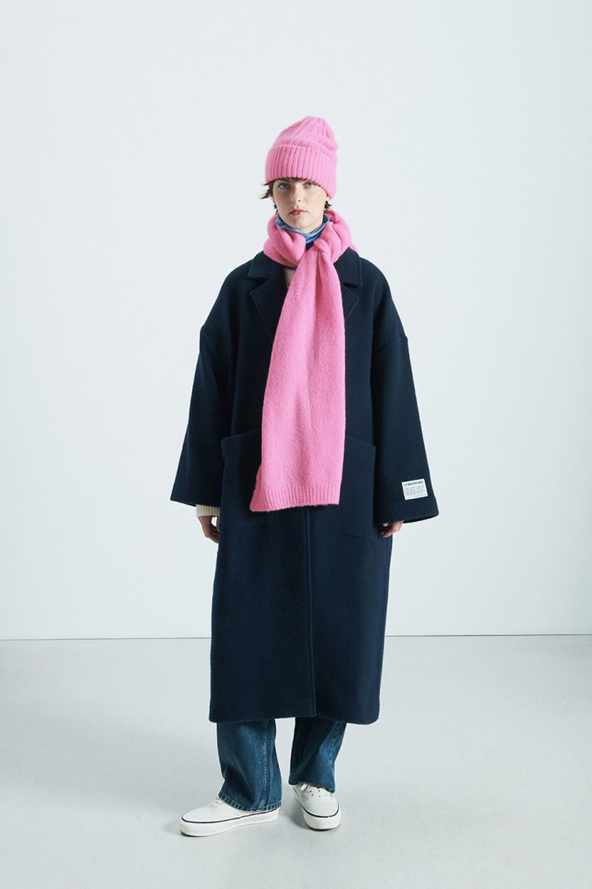 East Beanie - Bubble Pink Melange