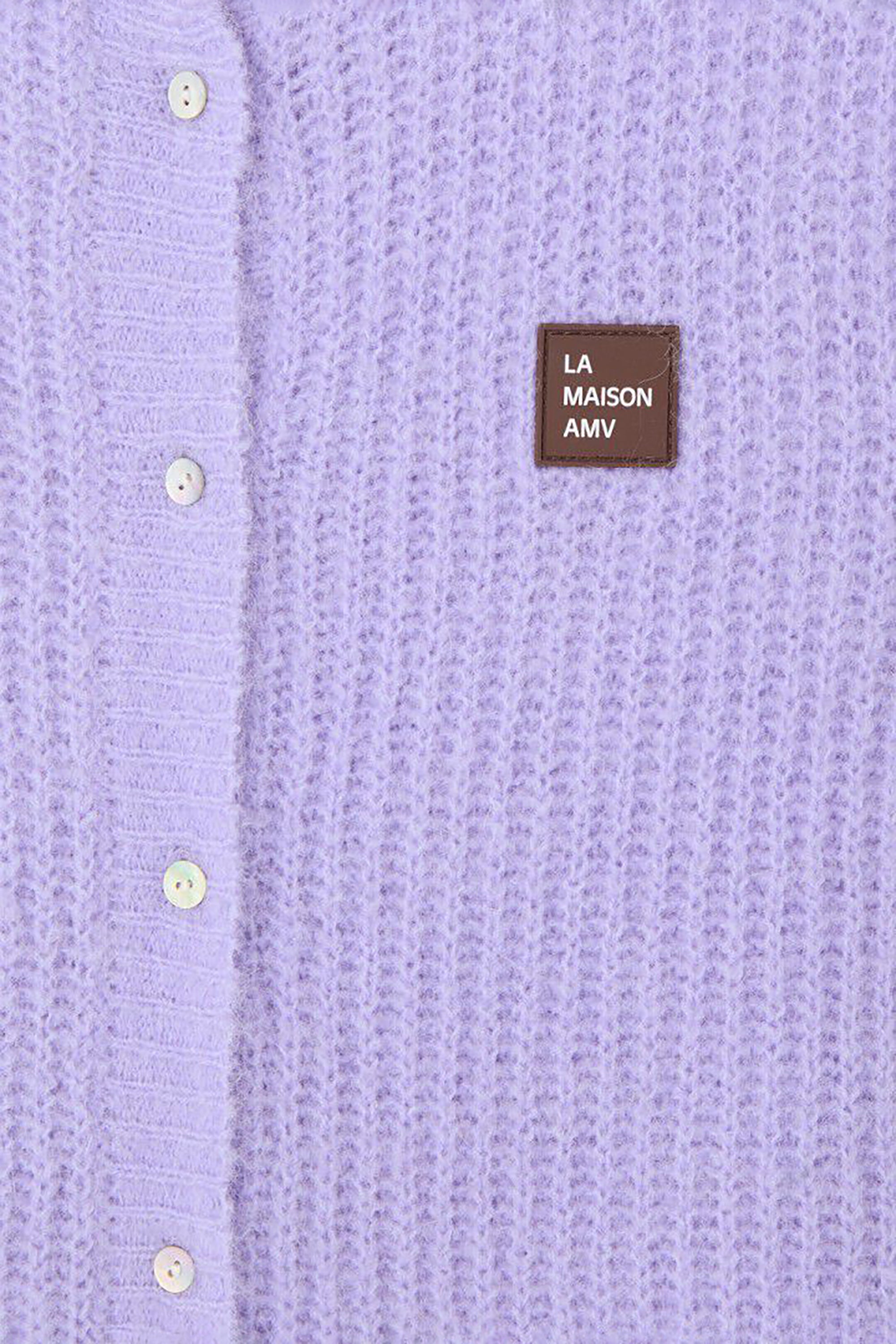  East Cardigan - Pastel Lavender Melange - RUM Amsterdam