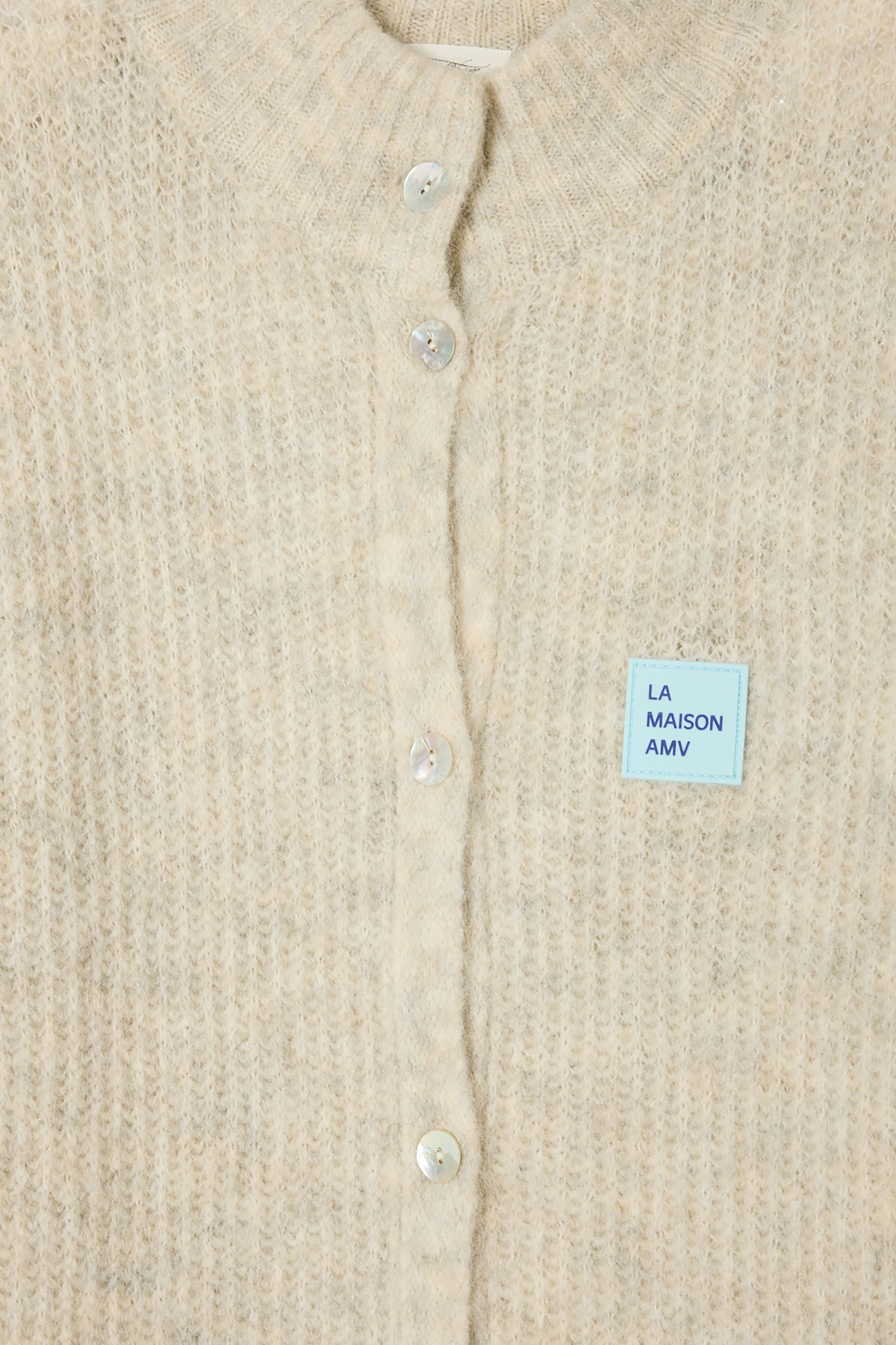 East Maxi Cardigan - Powder Snow Melange