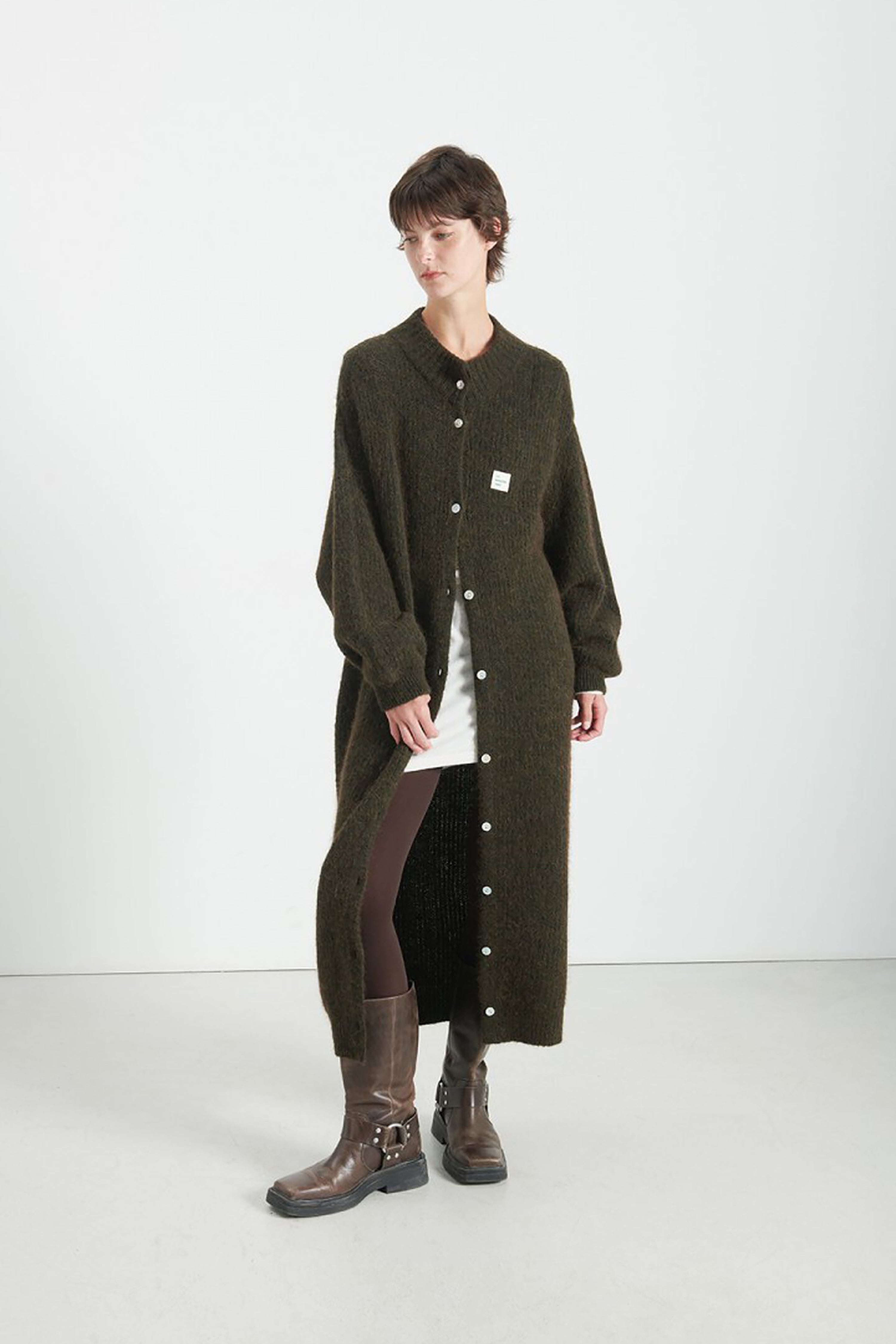 East Maxi Cardigan - Spruce Melange